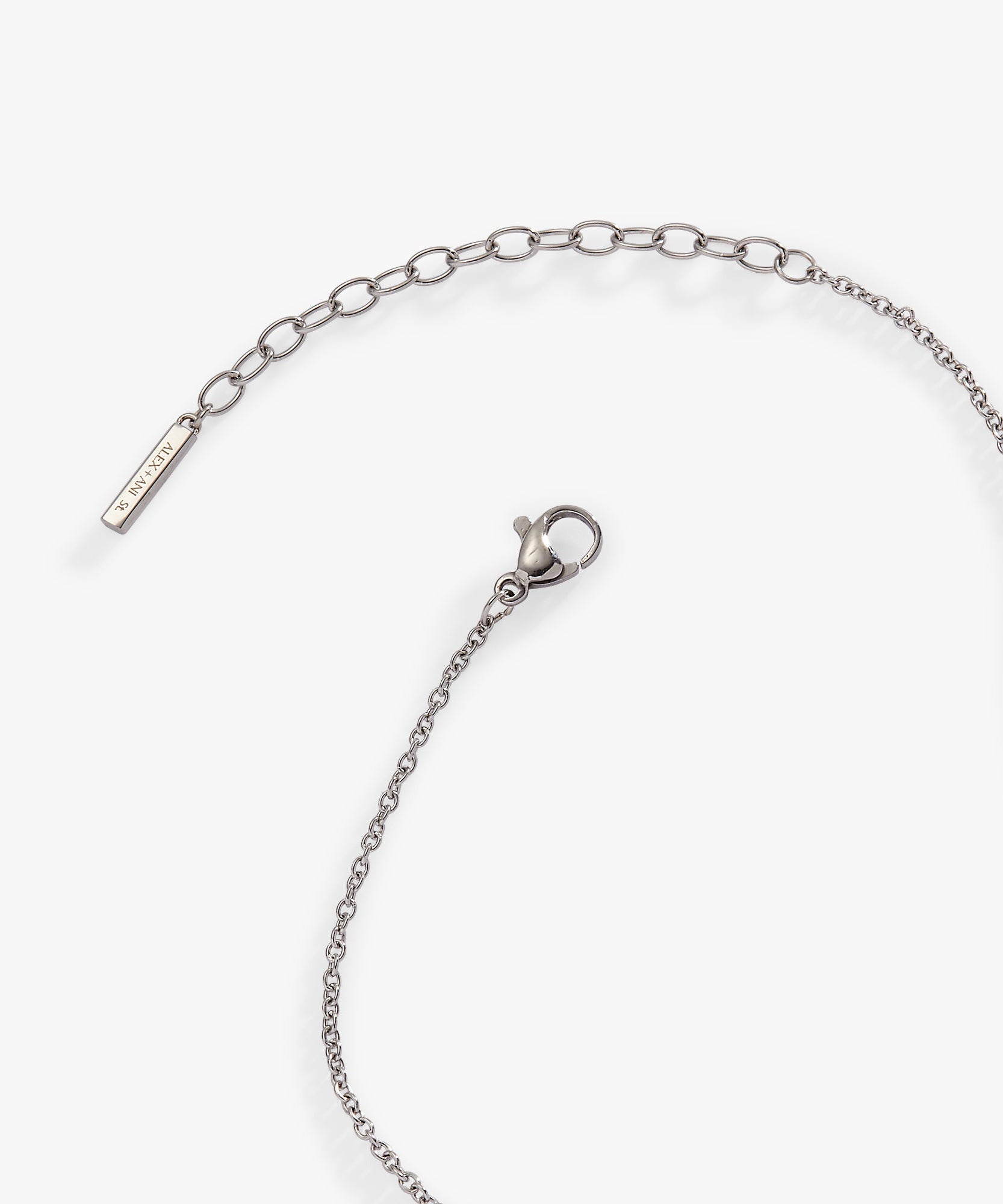 Crystal Baguette Bar Necklace
