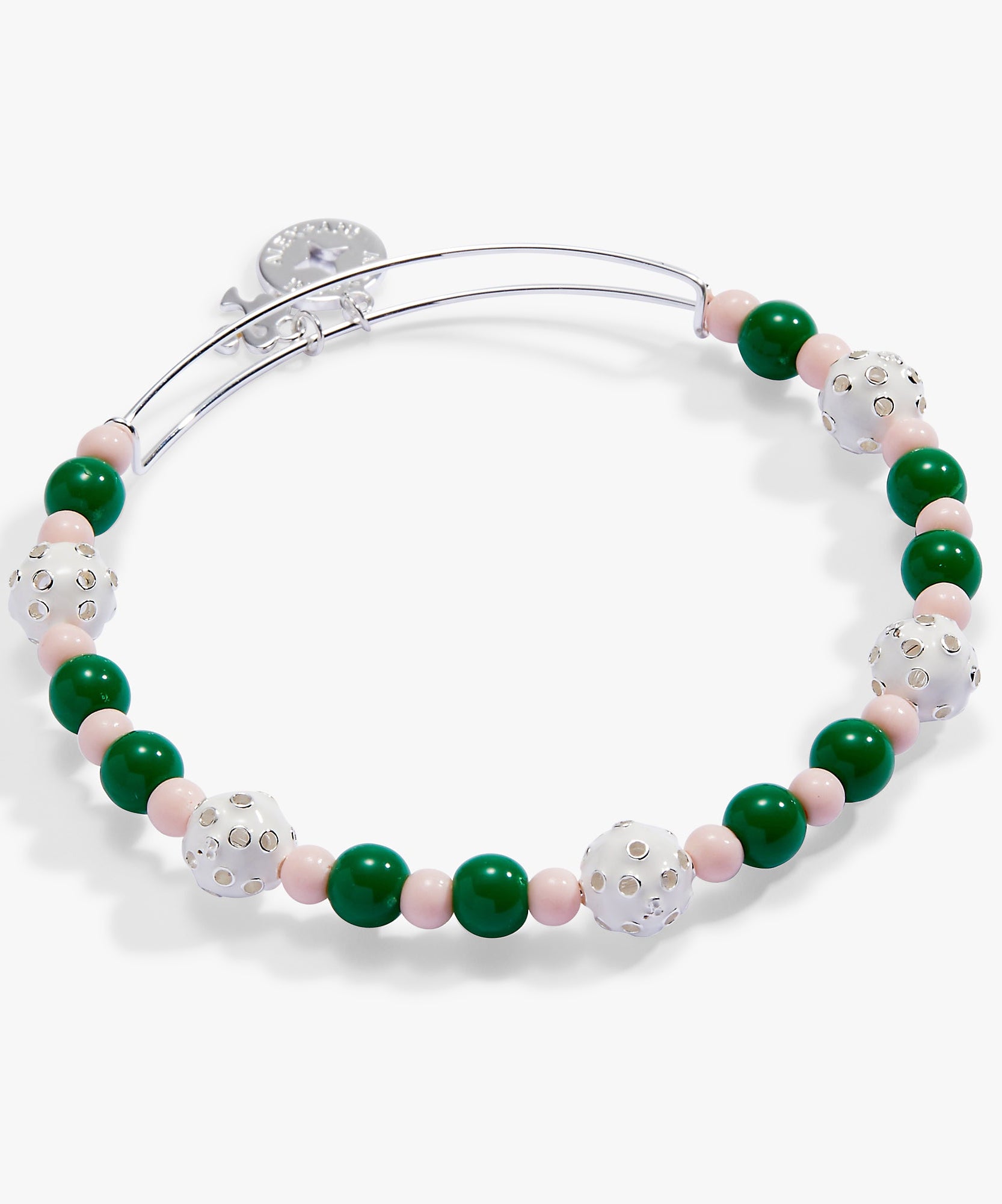 Barbie™ Pickleball Beaded Charm Bangle