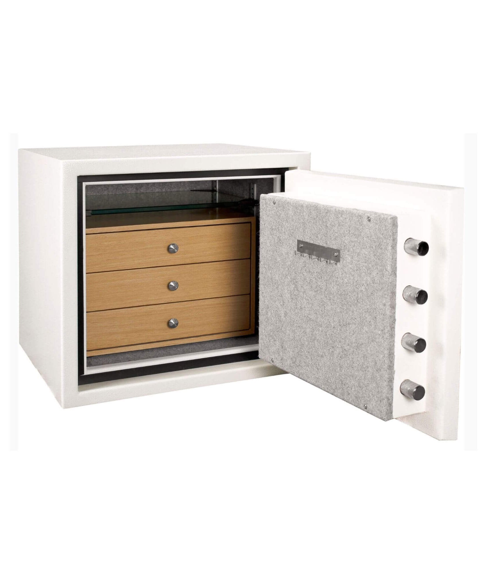 Barska 1.91 CF White Fireproof Jewelry Safe With Digital Keypad Lock (SAK42861)