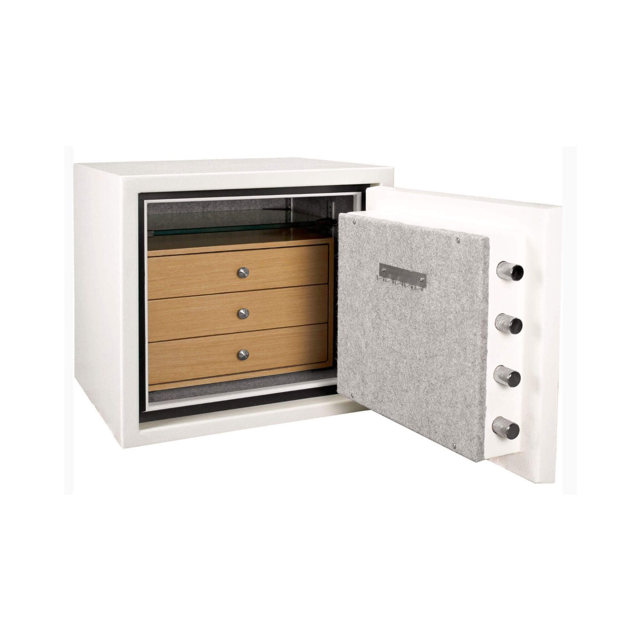 Barska 1.91 CF White Fireproof Jewelry Safe With Digital Keypad Lock (SAK42861)