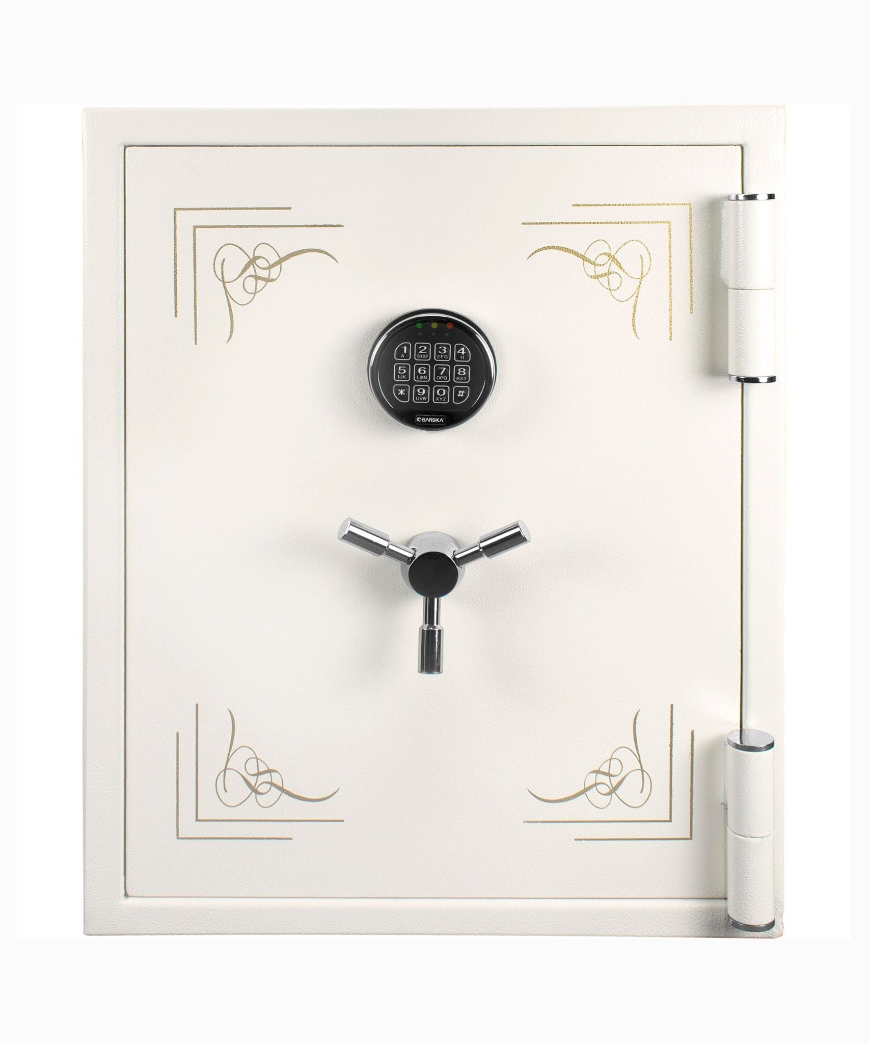 Barska 2.75 CF White Fireproof Jewelry Safe With Jewelry Storage Drawer (SAK69047)