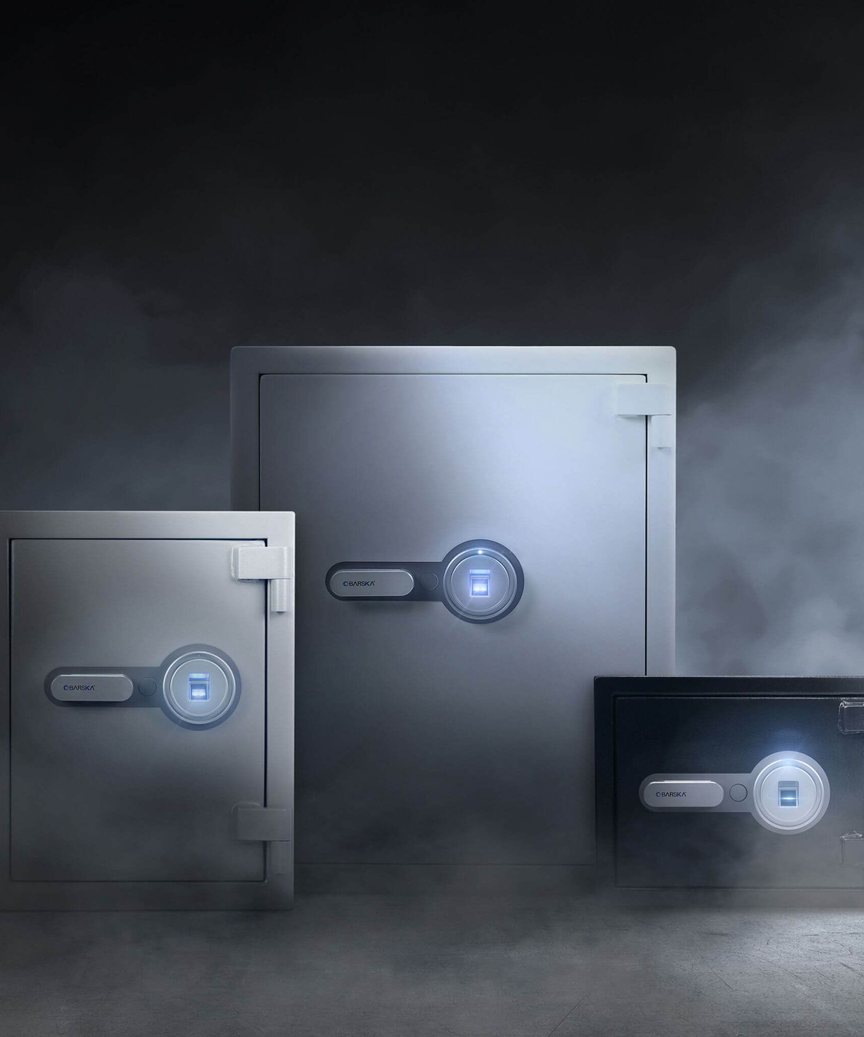 Barska 4.48 CF Large Heavy-Duty Fireproof Biometric Safe (SAK83490)