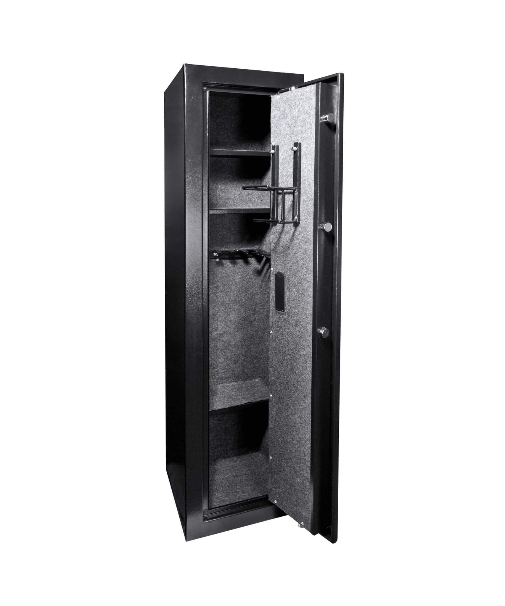 Barska 5.51 CF Tall Biometric Rifle Safe With Biometric Keypad (SAK90412)