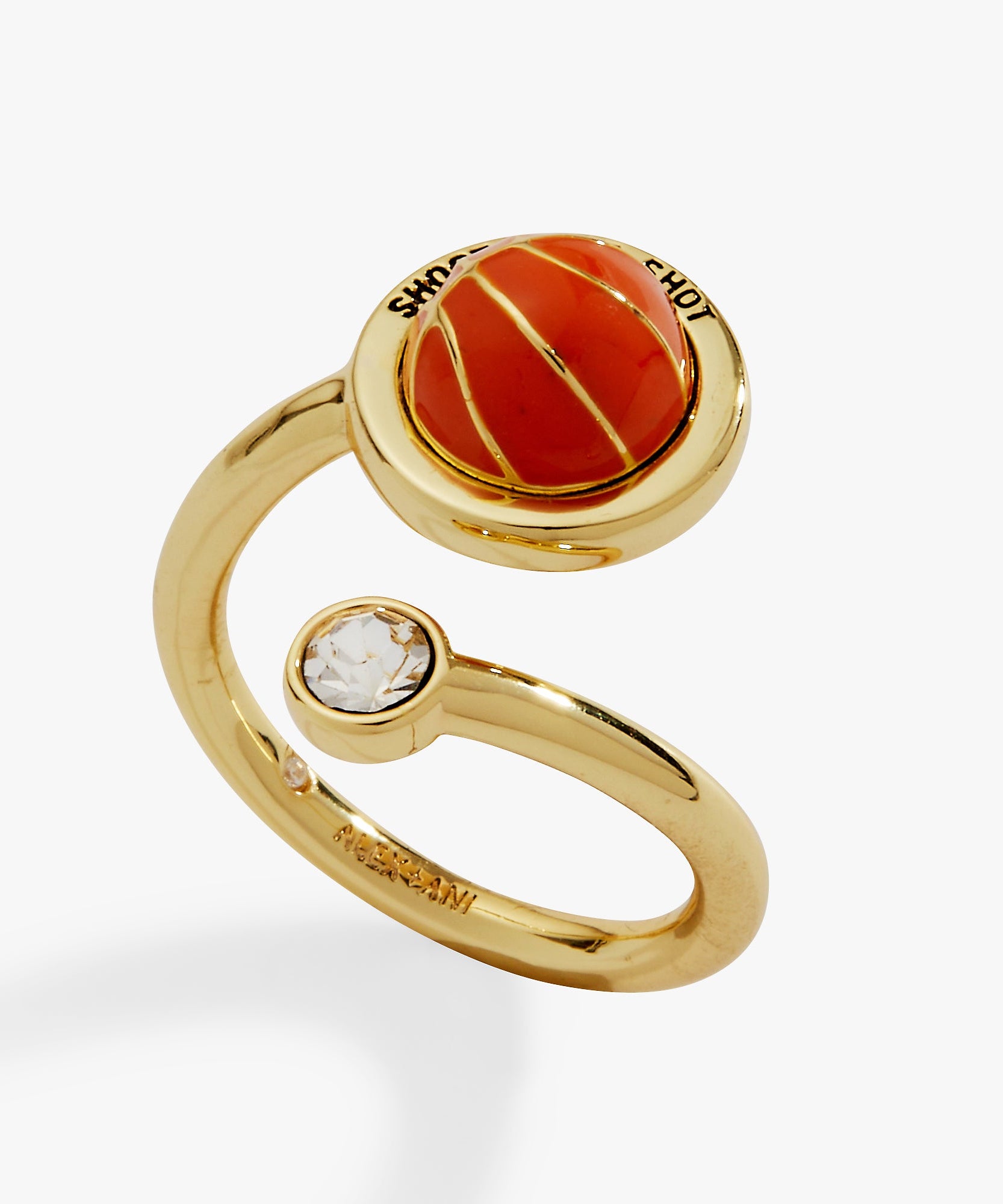 'Shoot Your Shot' Basketball Open Fidget Ring