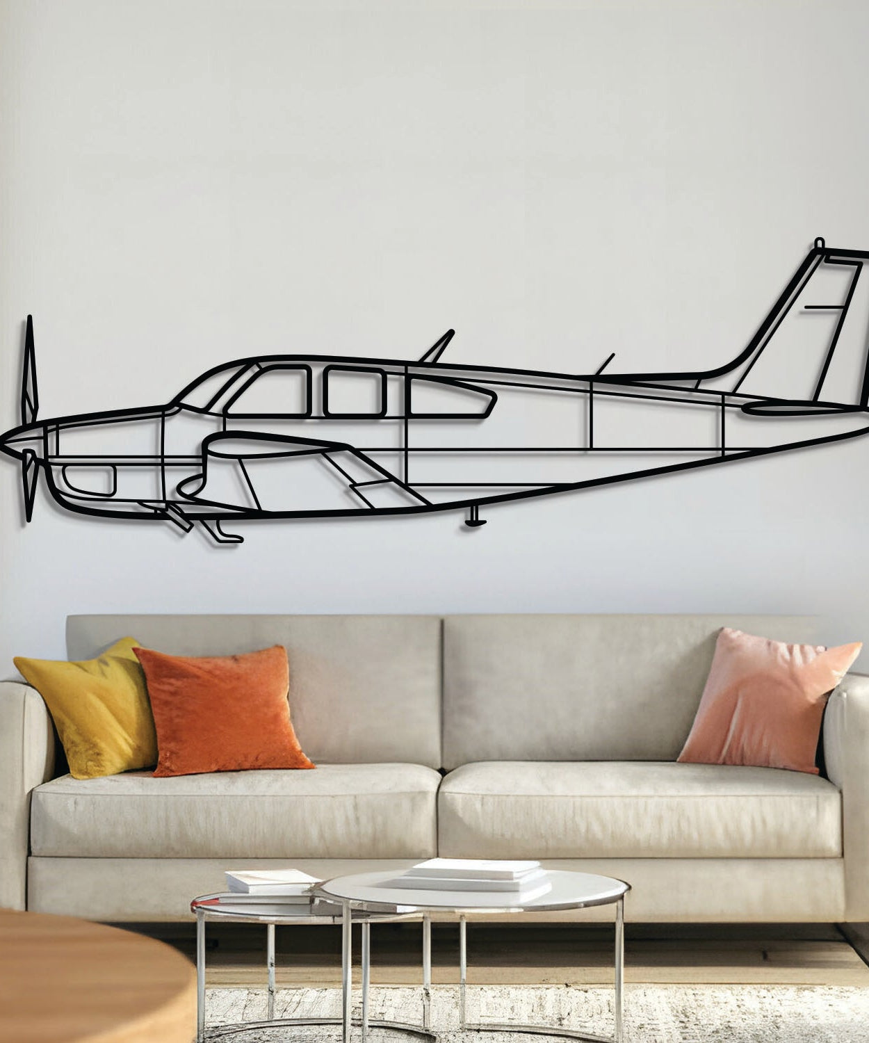 Bonanza F33A Metallflugzeug Wandkunst - NCP0311