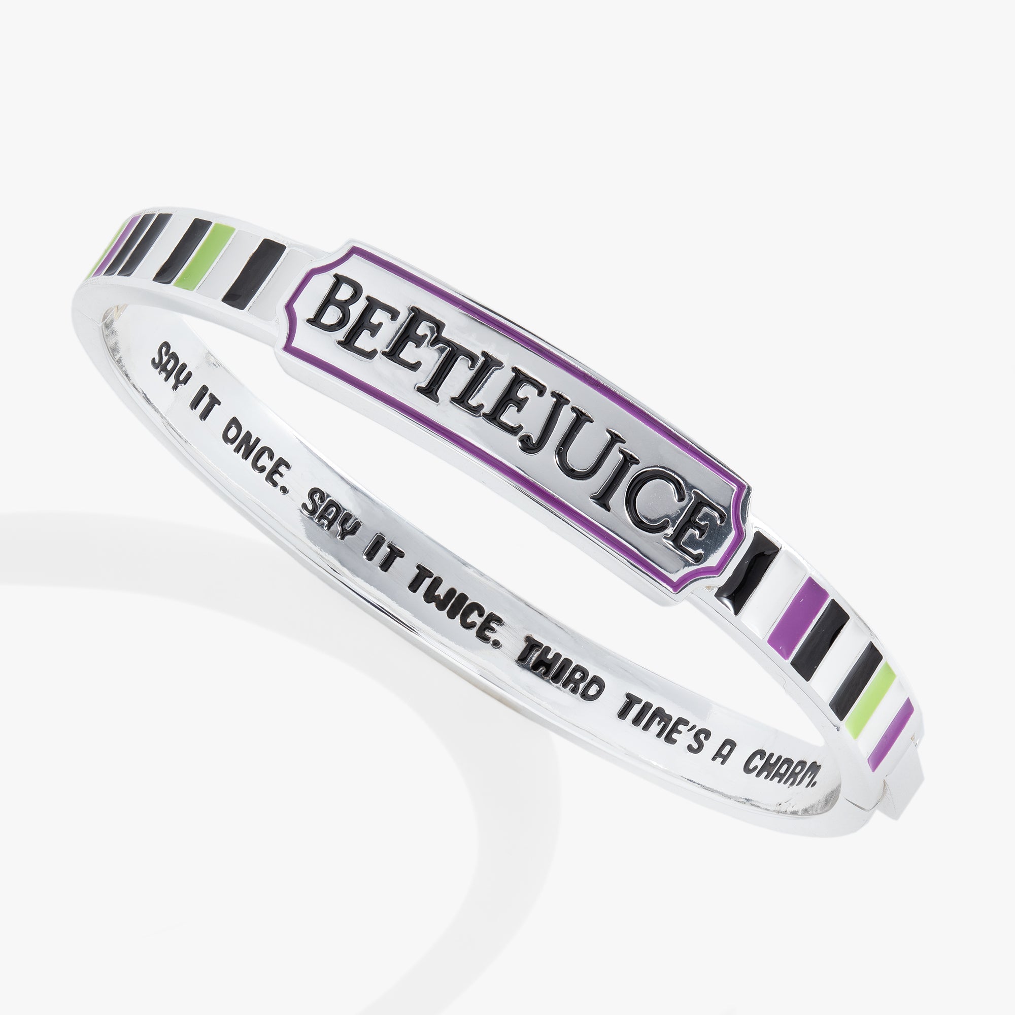 BEETLEJUICE™ 'Say It Once. Say It Twice. Third Time's A Charm' Bangle