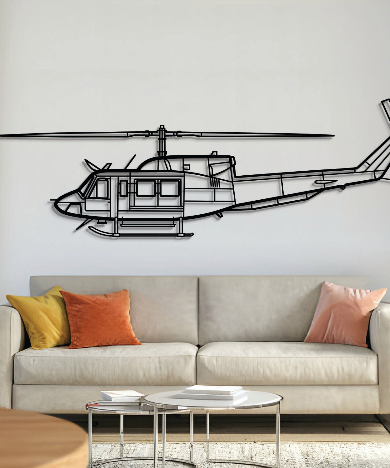212 Sentry Metallflugzeug Wandkunst - NCP0165