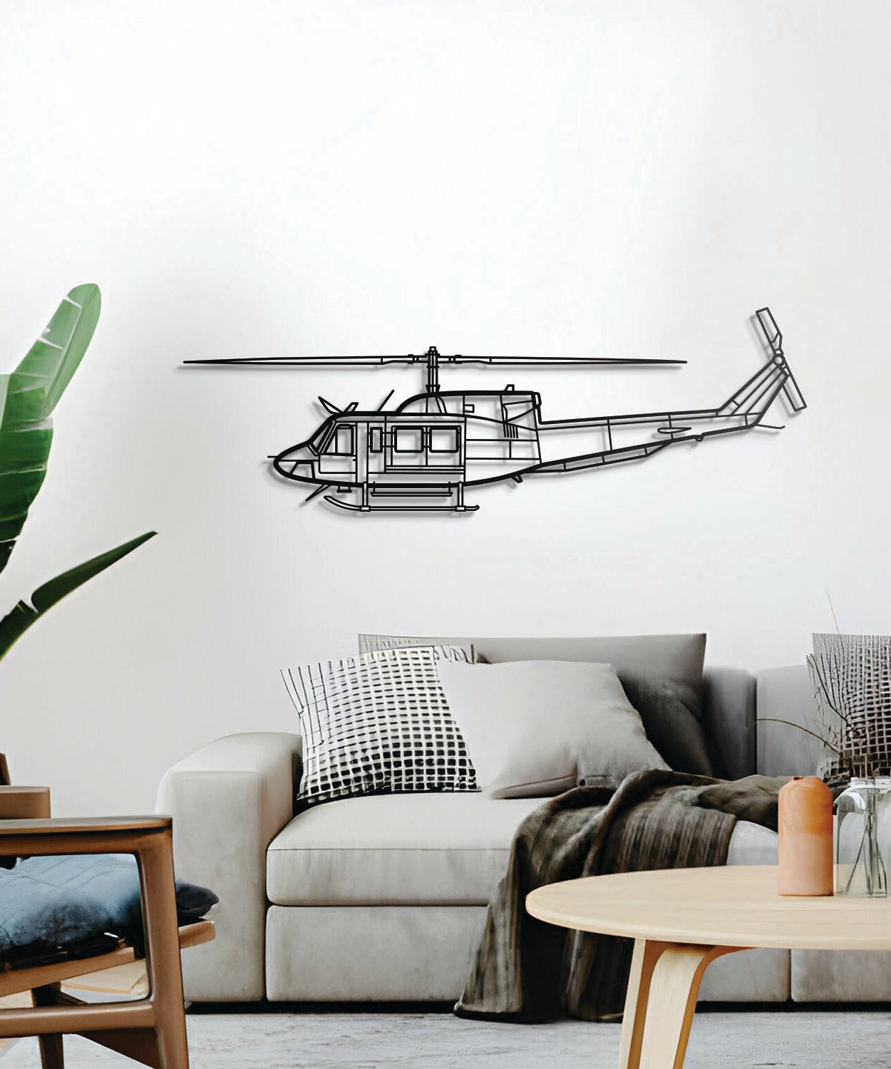 212 Sentry Metallflugzeug Wandkunst - NCP0165