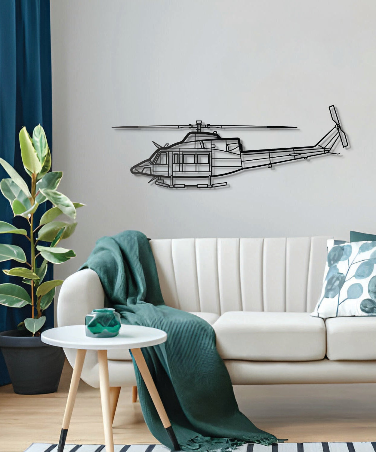 412EP Wandkunst aus Metallflugzeugen – NCP0157