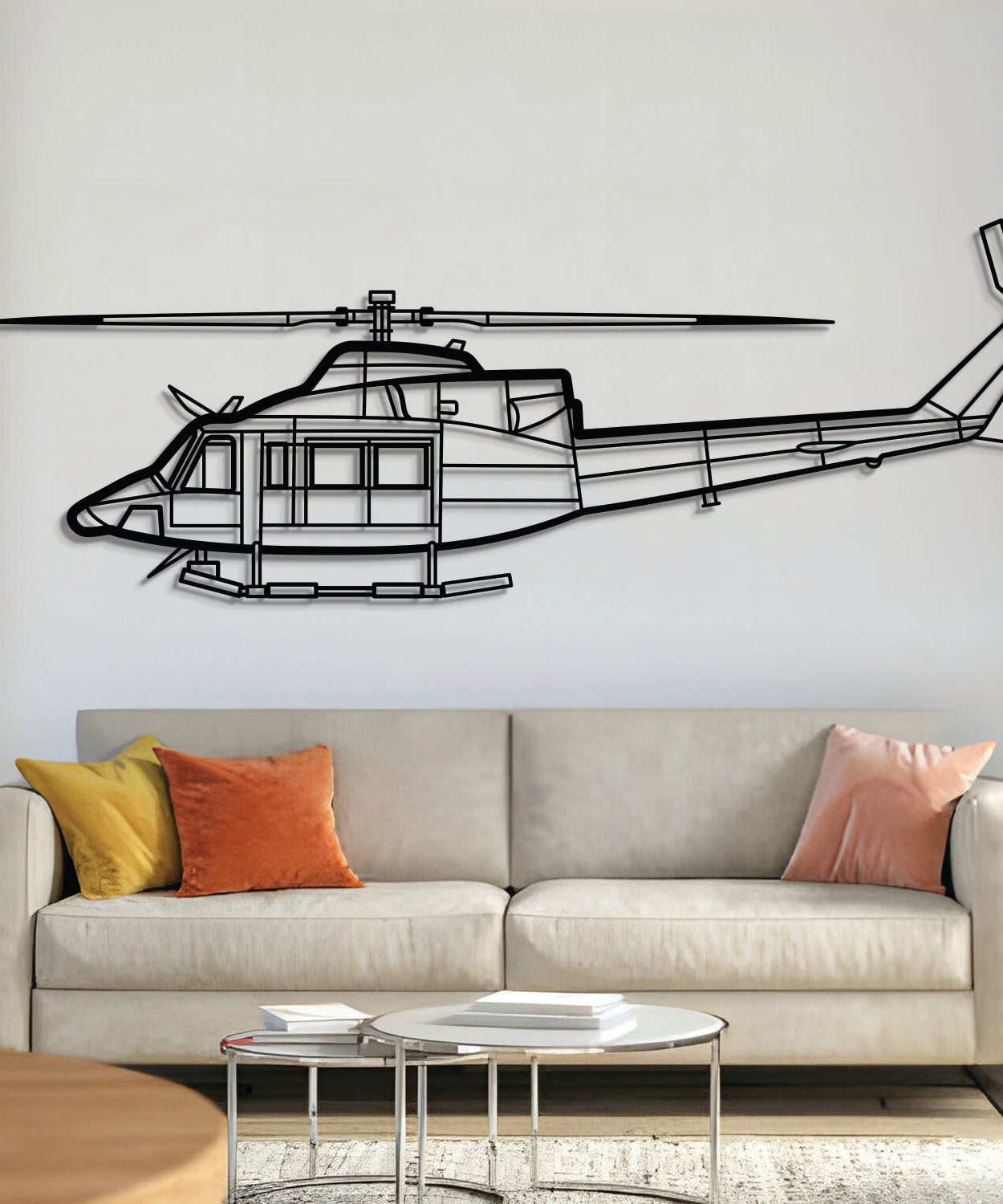 412EP Wandkunst aus Metallflugzeugen – NCP0157
