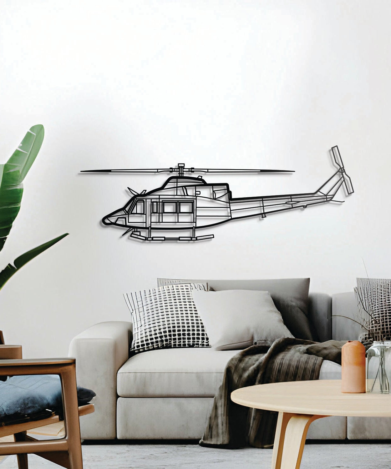 412EP Wandkunst aus Metallflugzeugen – NCP0157