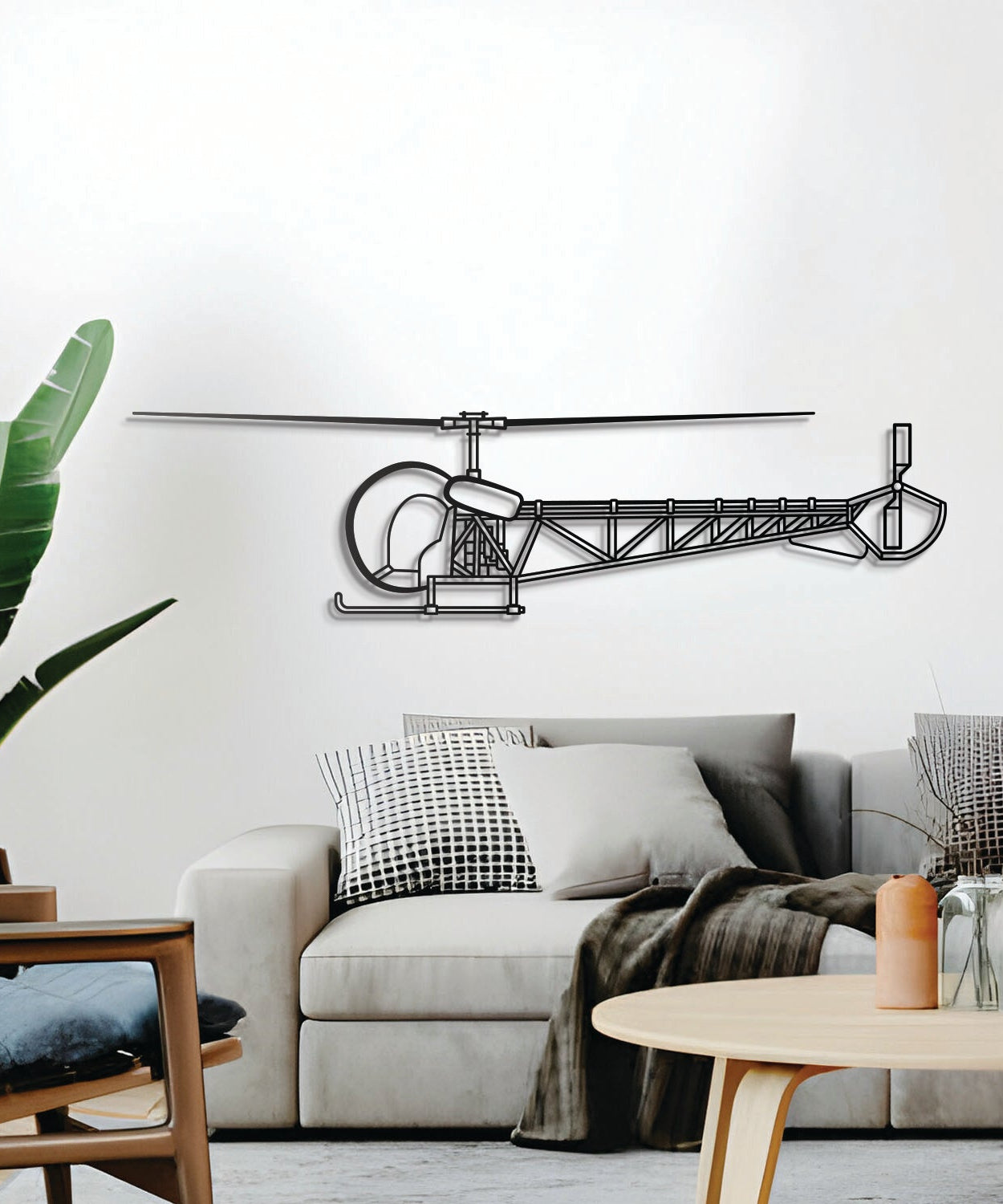 47 Metallflugzeug-Wandkunst - NCP0352