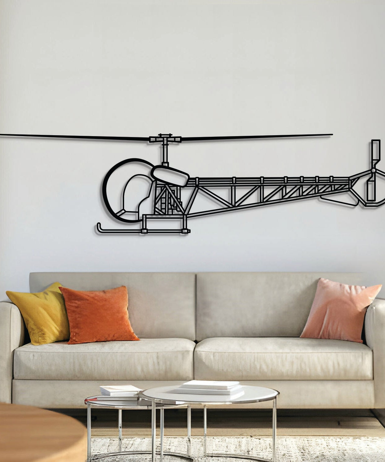 47 Metallflugzeug-Wandkunst - NCP0352