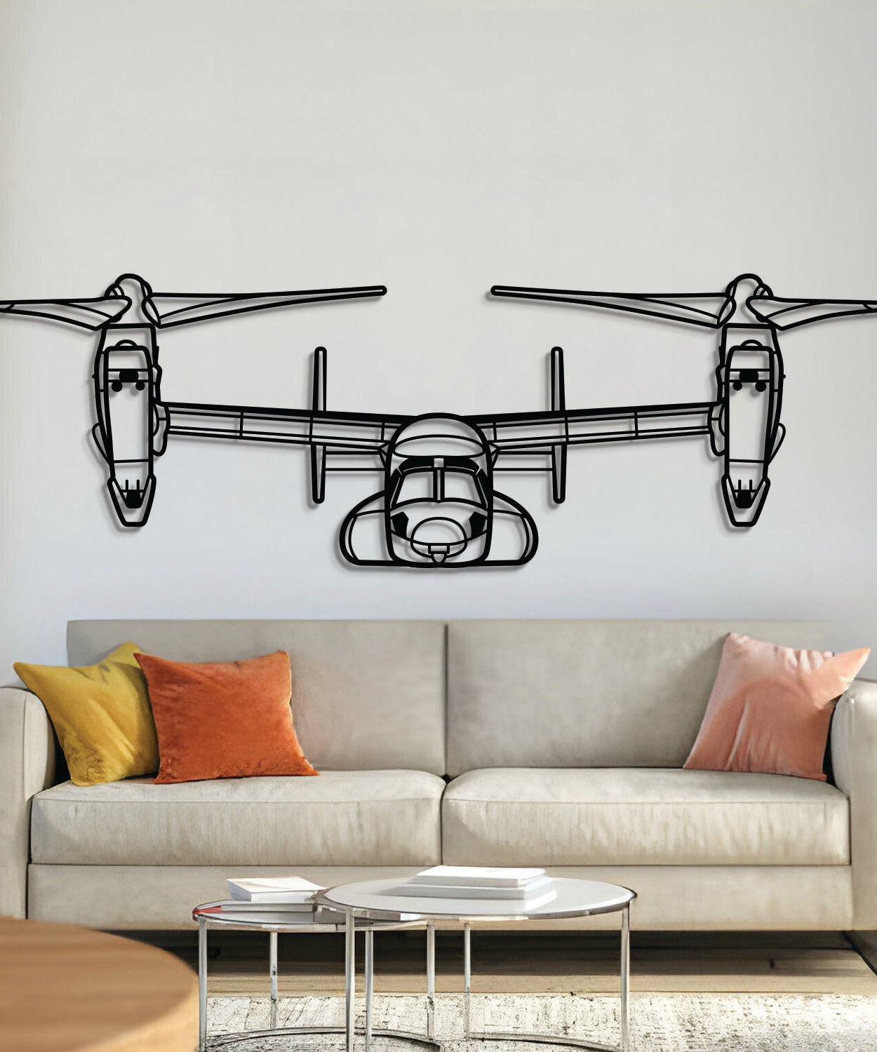 MV-22 Osprey Flugzeug Wandbild aus Metall – NCP0186