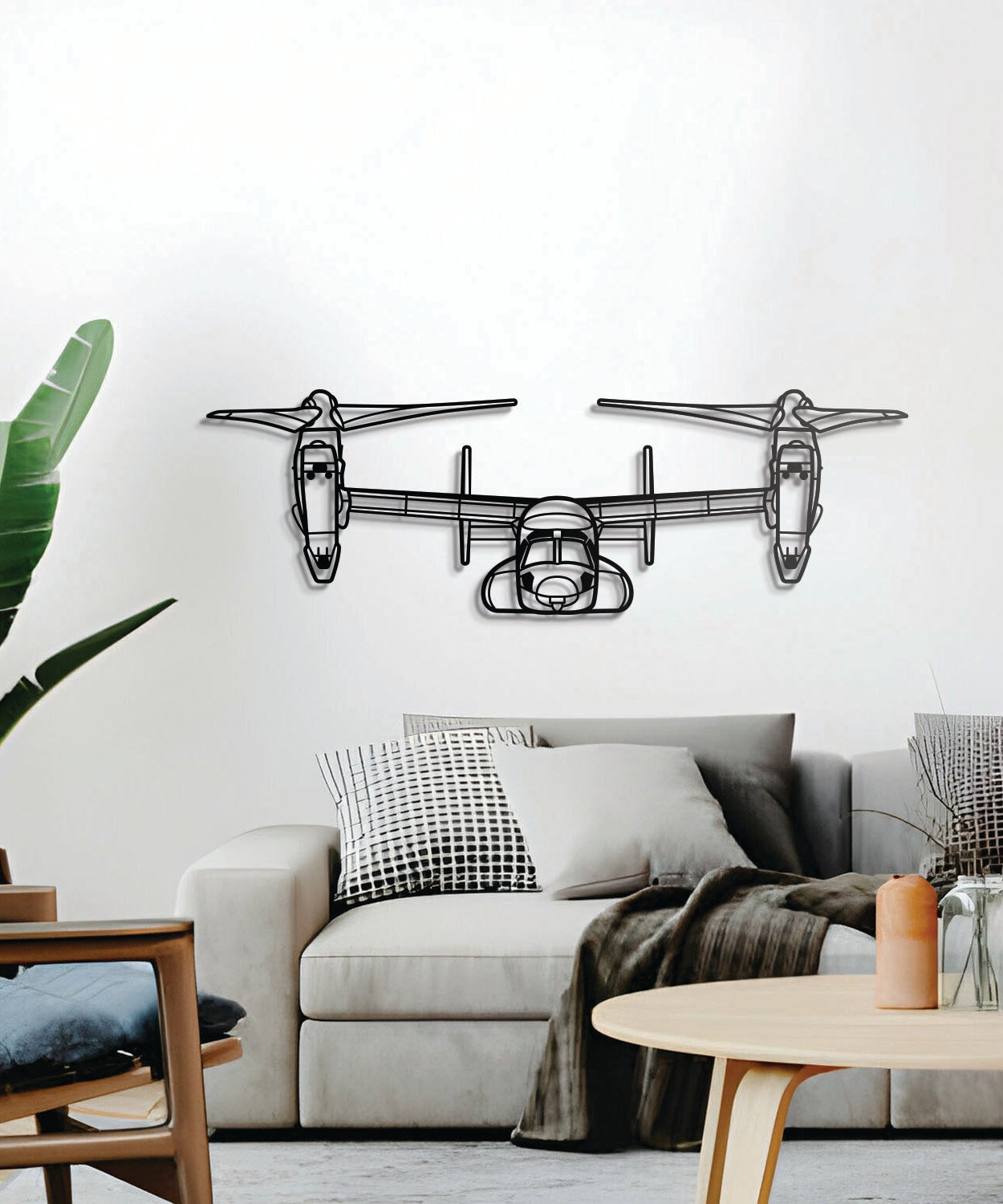 MV-22 Osprey Flugzeug Wandbild aus Metall – NCP0186