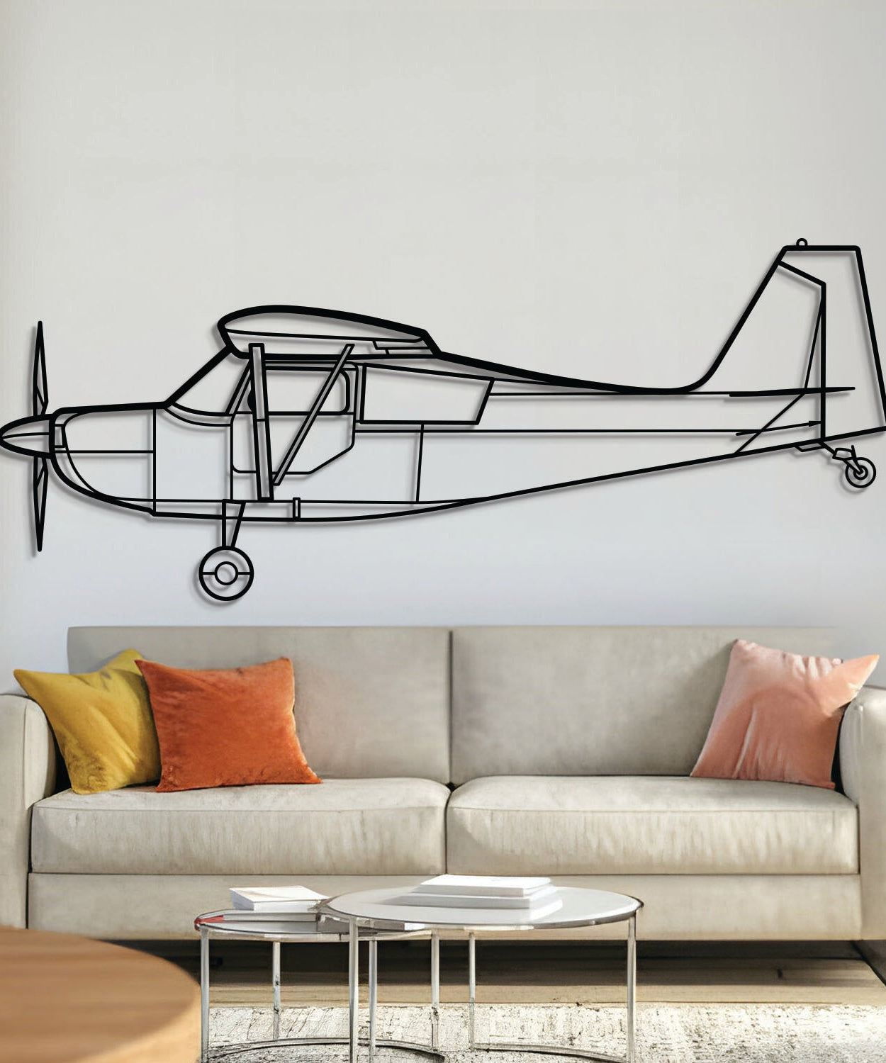 Bellanca Champion 7ECA Metallflugzeug Wandkunst - NCP0413