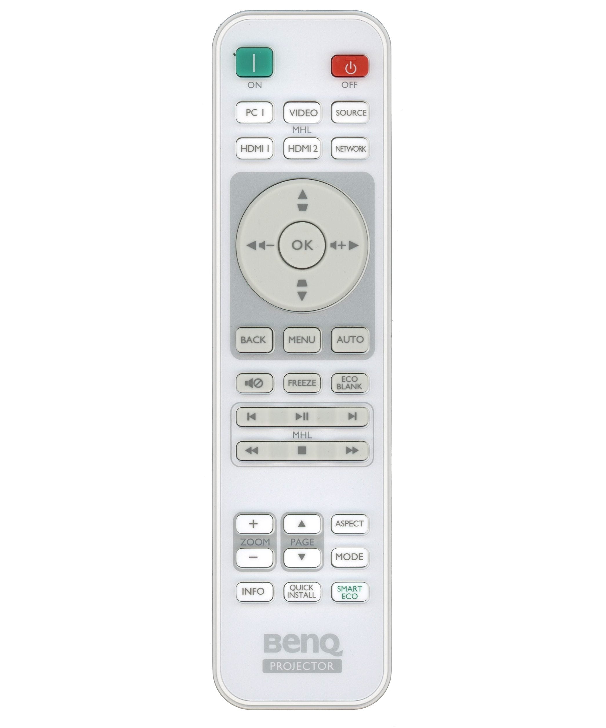 BenQ 1051D-2567 Projector Remote Control