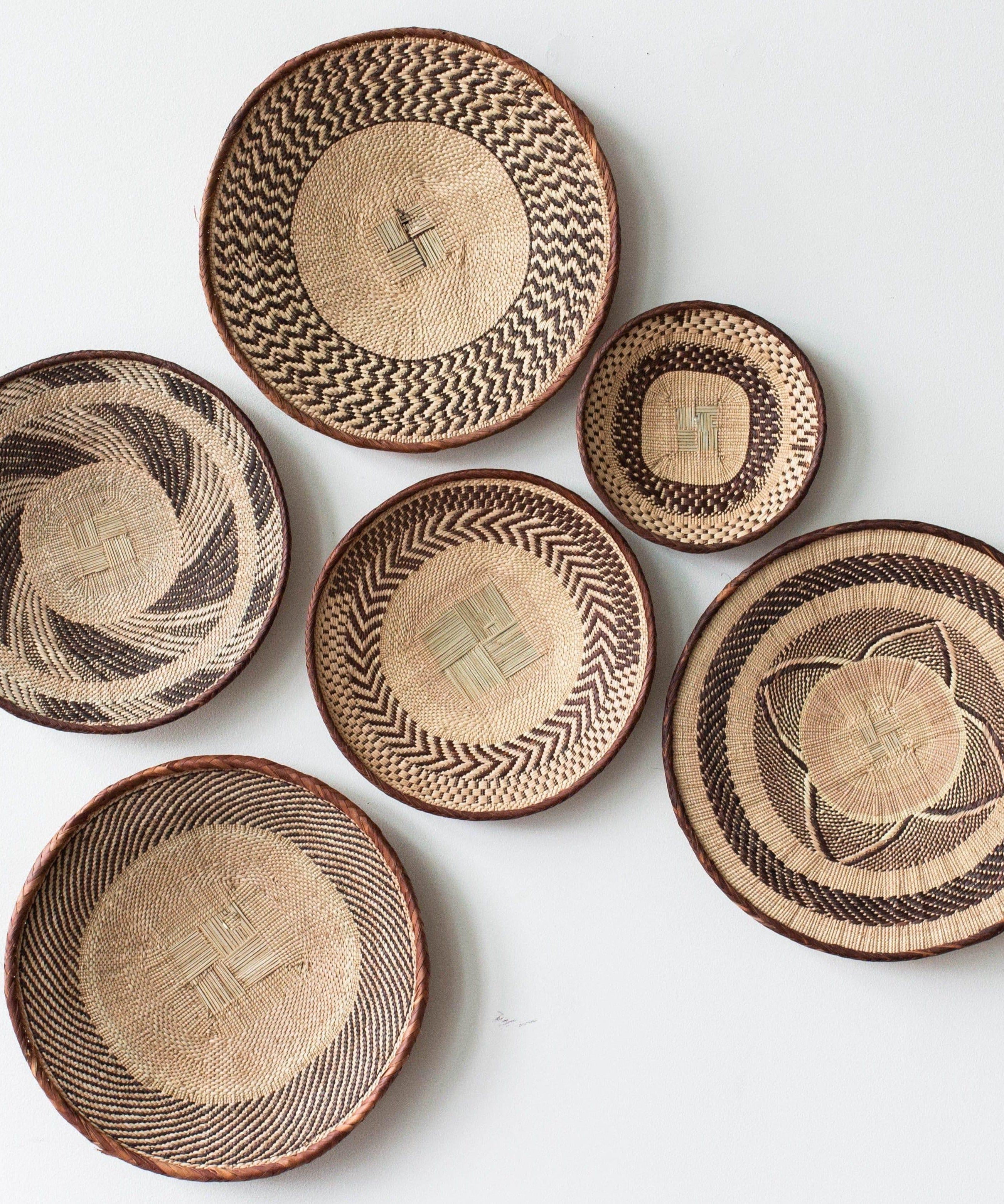 Binga Patterned Brown & Natural Wall Art