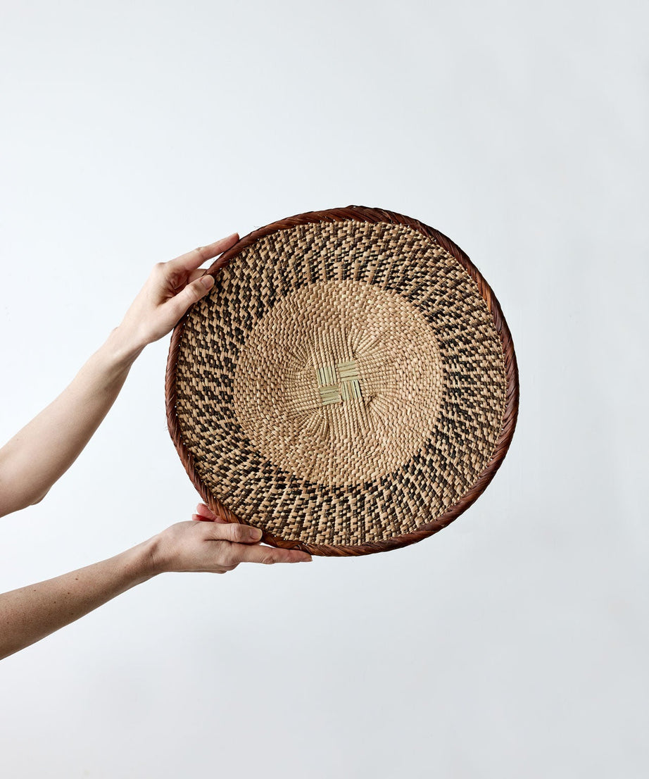 Binga Patterned Brown & Natural Wall Art