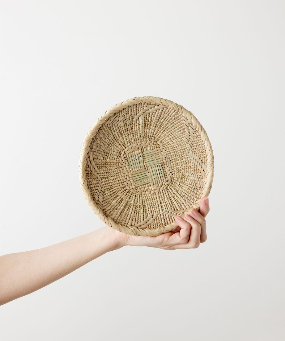 Binga Blonde Natural Woven Wall Basket