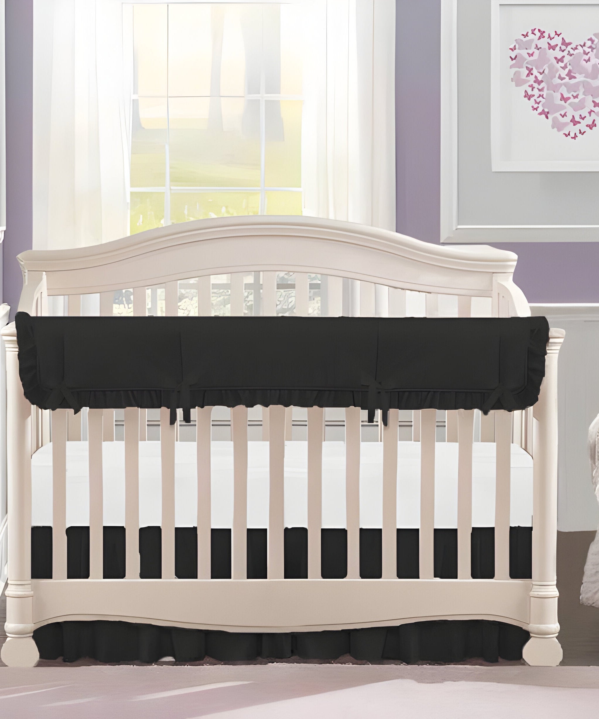 Cotton Knitted Crib Rail Cover