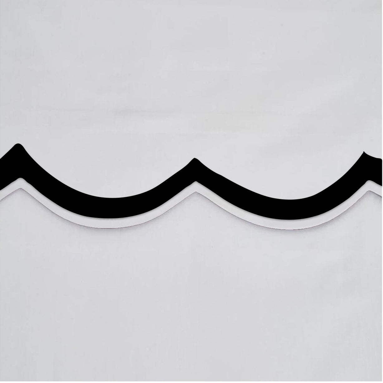 400TC Applique Scalloped Embroidery Cotton Duvet Cover Set