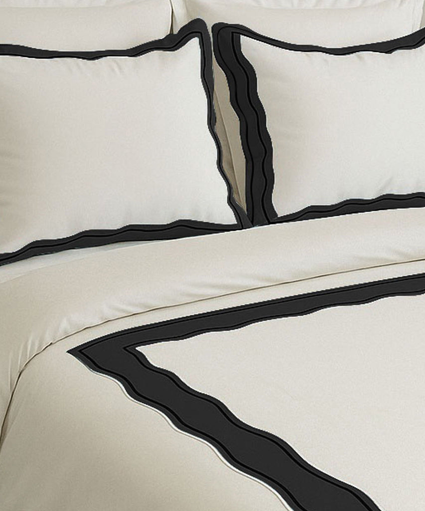 Sagrisa Applique Embroidery Cotton Duvet Cover Set