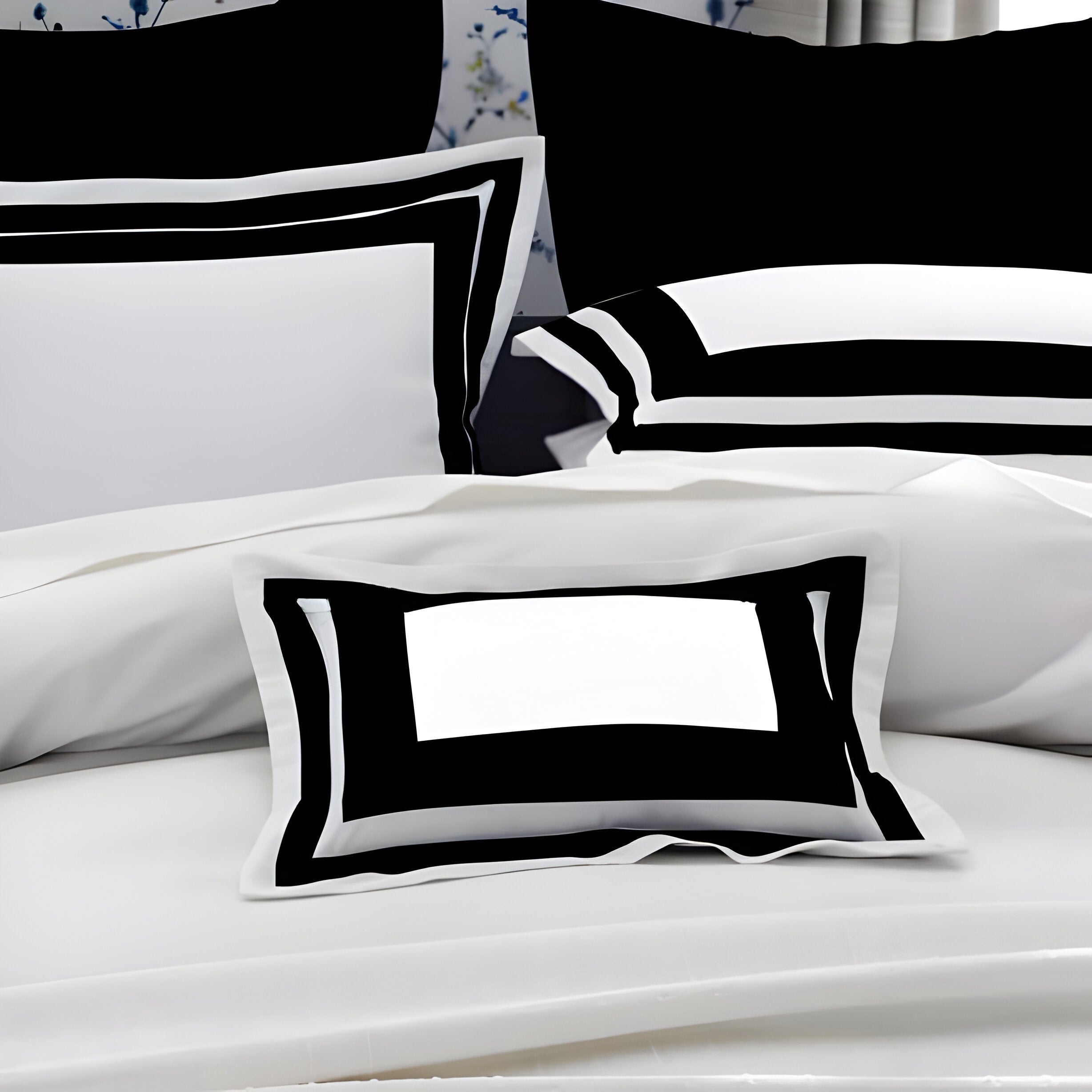 400TC Cotton Sateen Double Border Frame Duvet Cover Set