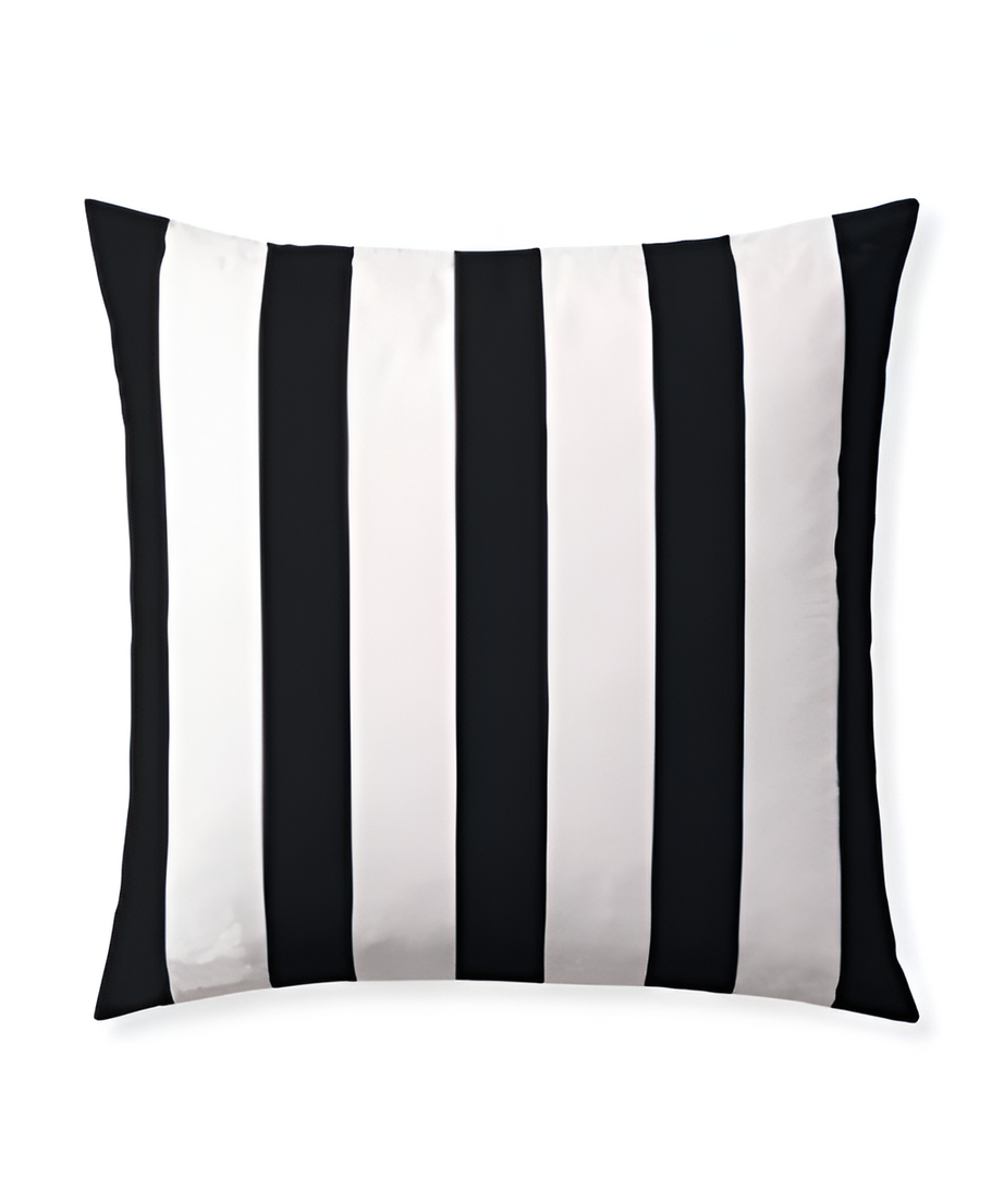 400TC Stripe Border Frame Cotton Sateen Duvet Cover Set