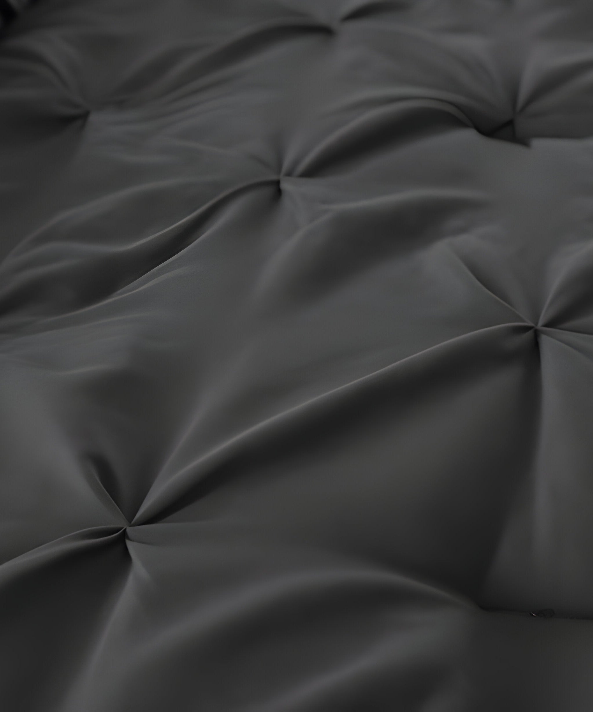 400TC Cotton Pintuck Sateen Solid Duvet Cover Set