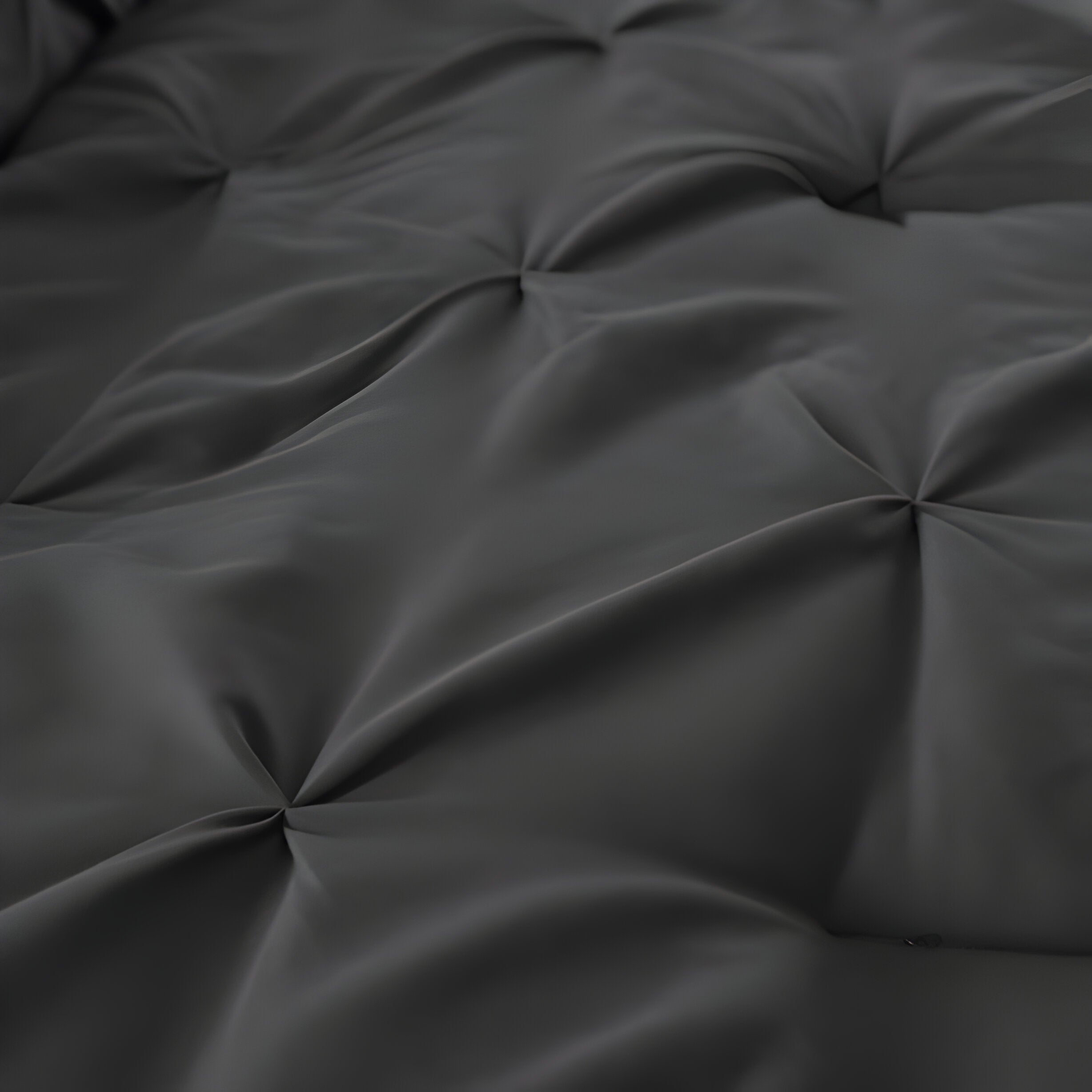 400TC Cotton Pintuck Sateen Solid Duvet Cover Set