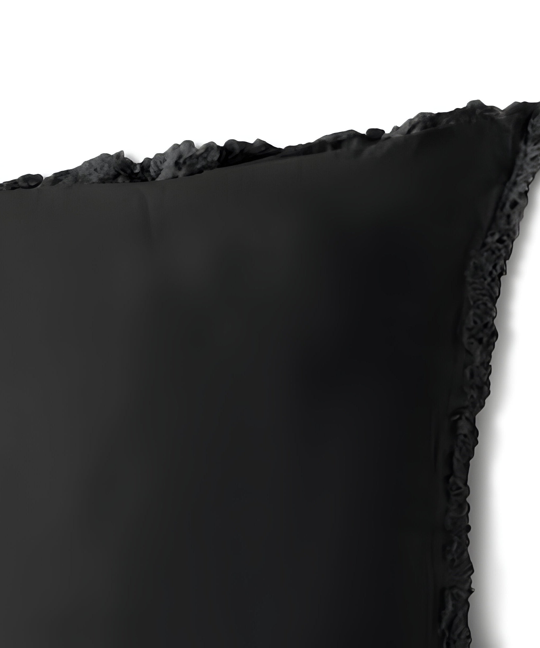 400TC Cotton Sateen Solid Fringe Duvet Cover Set