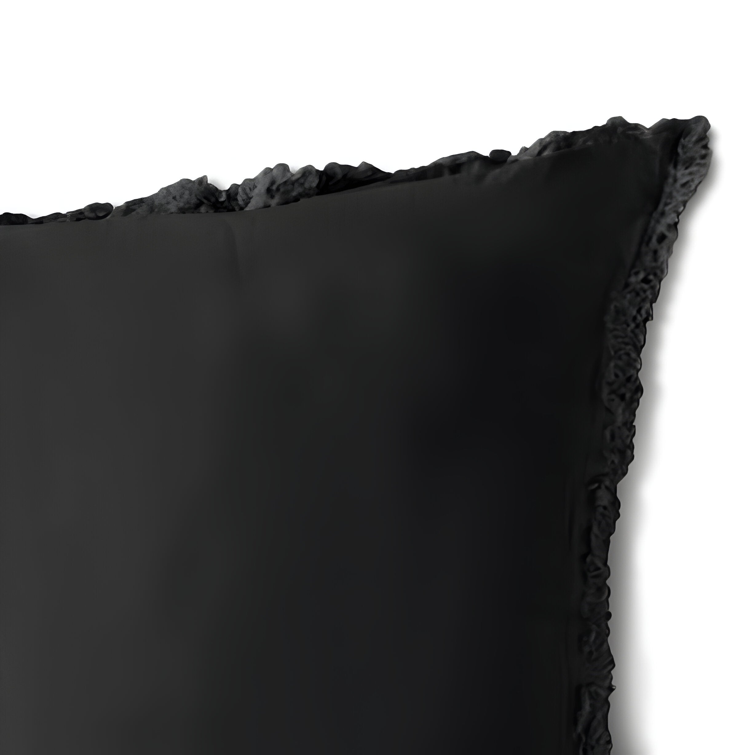 400TC Cotton Sateen Solid Fringe Duvet Cover Set