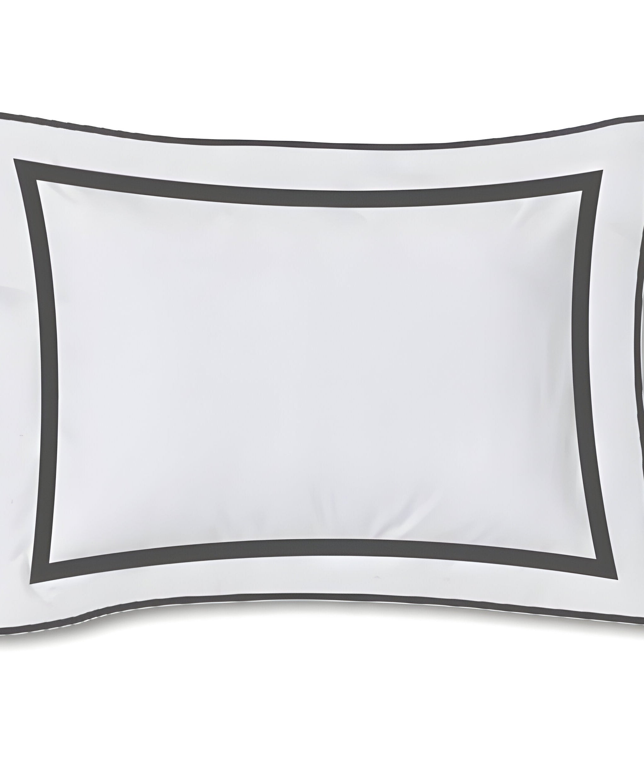 400TC Embroidery & Border Cotton Sateen Solid Duvet Cover Set
