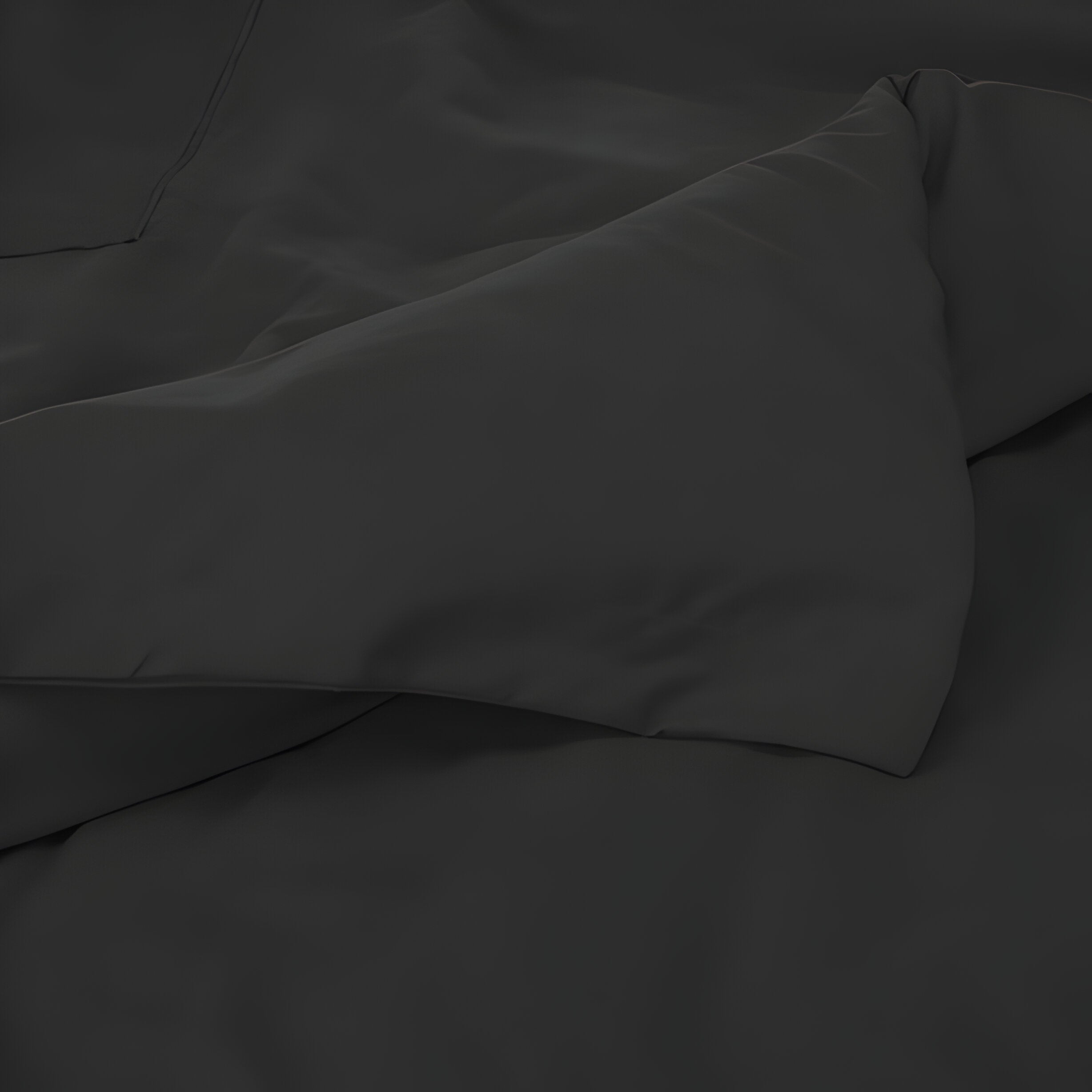 400TC Cotton Luxurious Single Embroidery Sateen Solid Duvet Cover Set