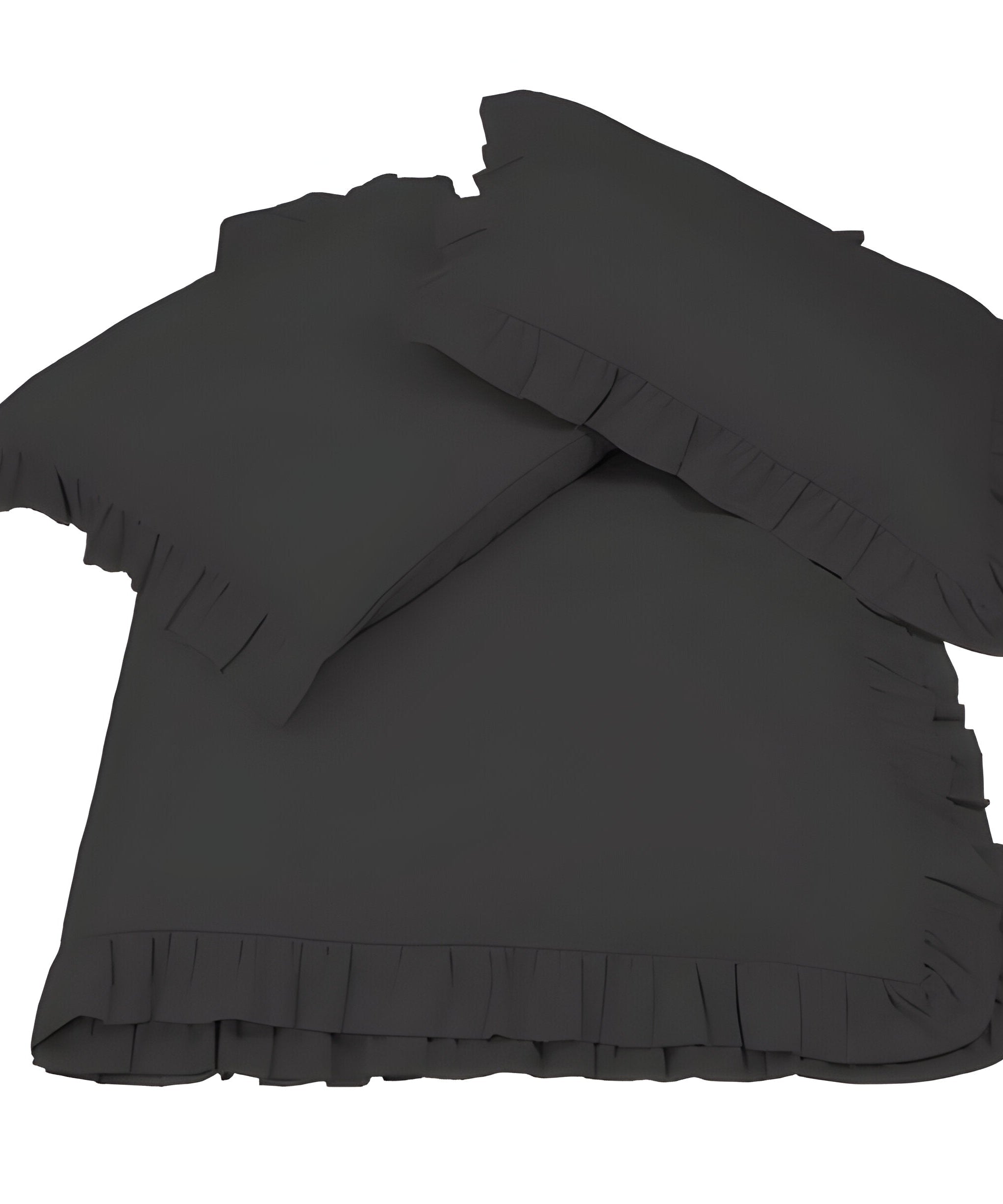 400TC Cotton Sateen Ruffle Duvet Cover Set