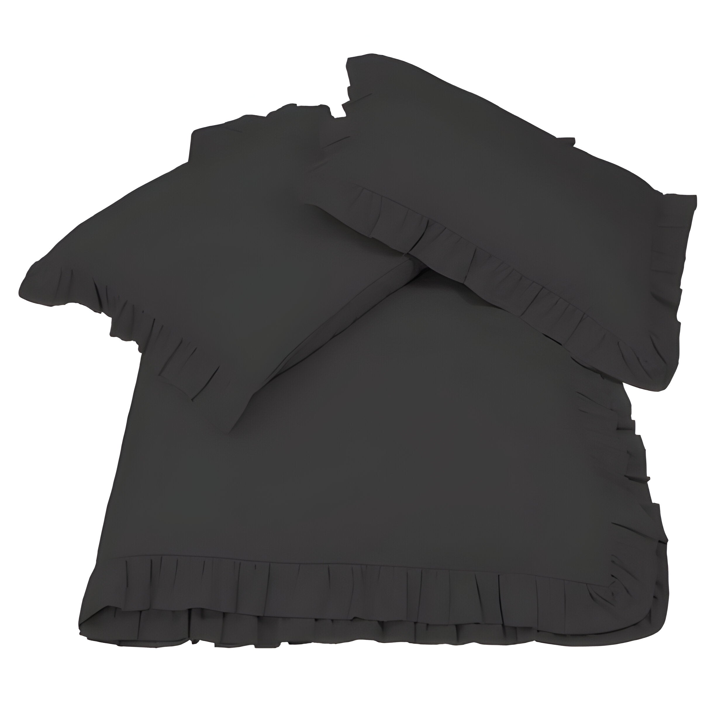 400TC Cotton Sateen Ruffle Duvet Cover Set
