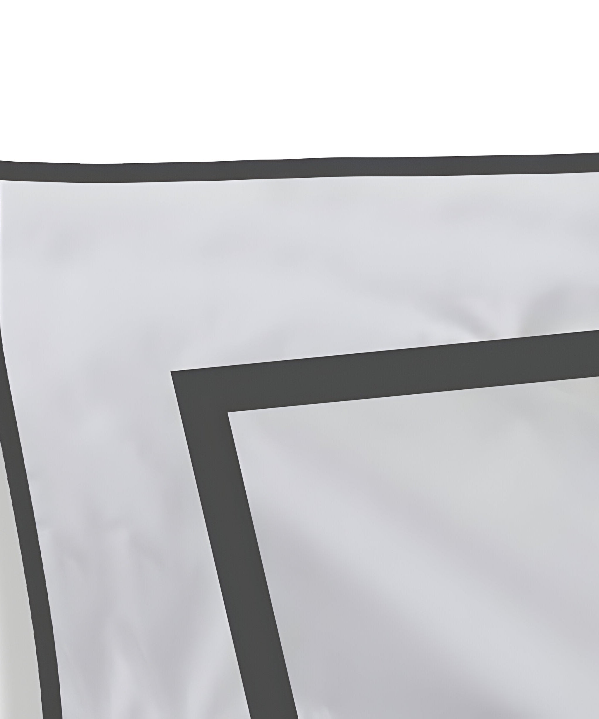 400TC Embroidery & Border Cotton Sateen Solid Duvet Cover Set