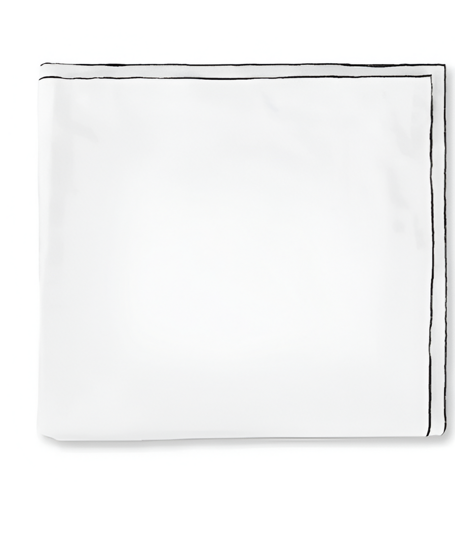 Linen Double Edge Embroidery Duvet Cover Set