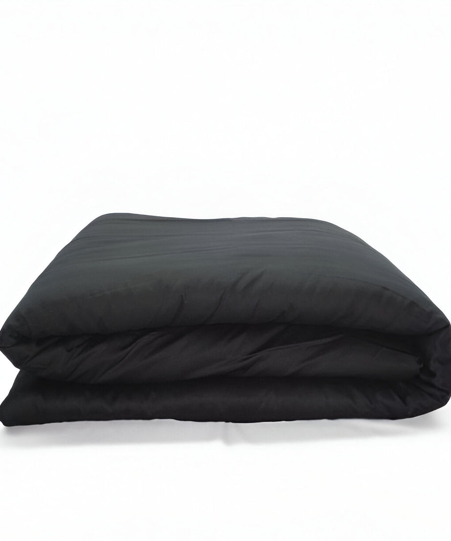 400TC Sateen Solid Cotton Round Duvet Cover Set