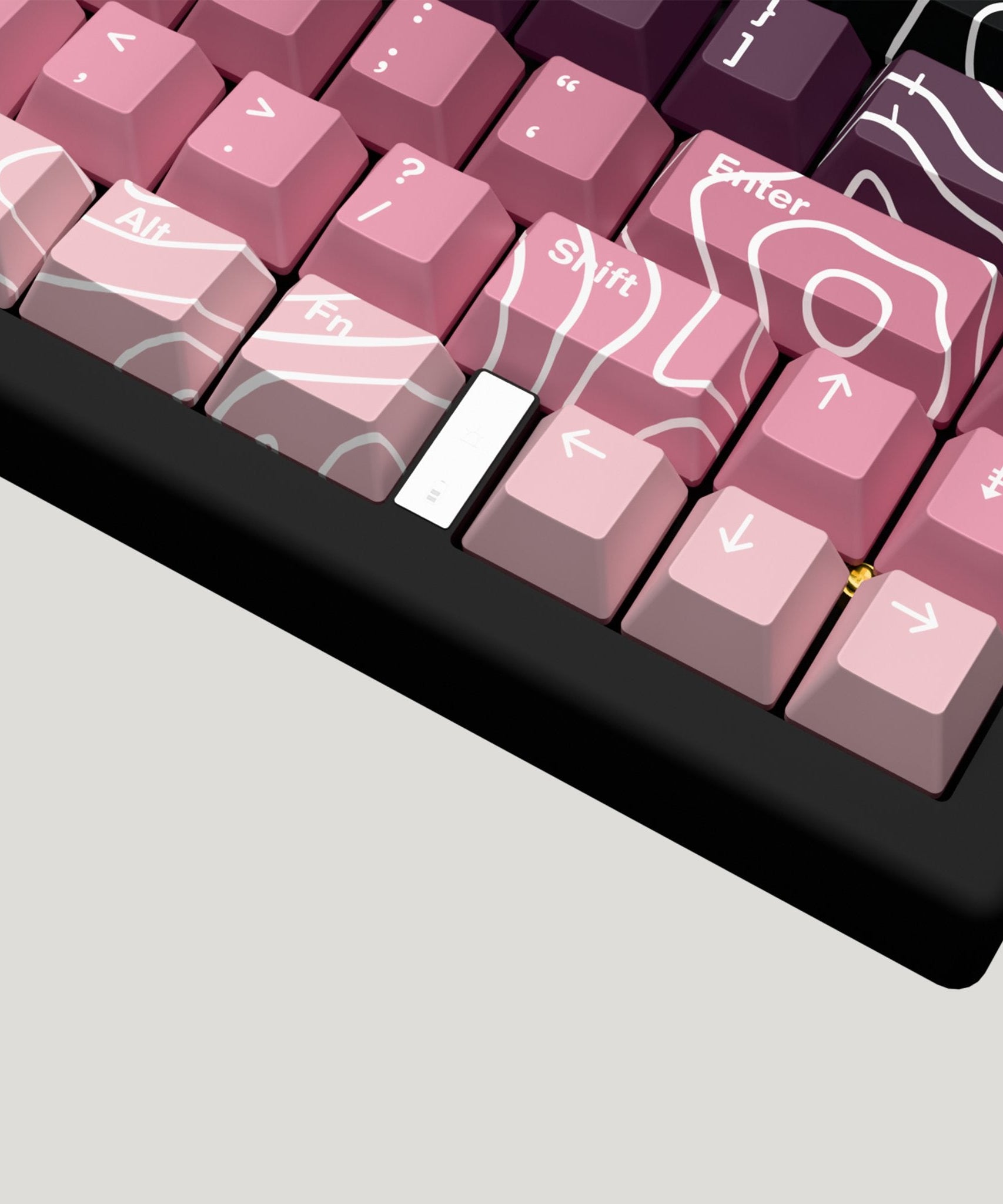 Blackberry Design Keycaps and Mechanical Keyboard