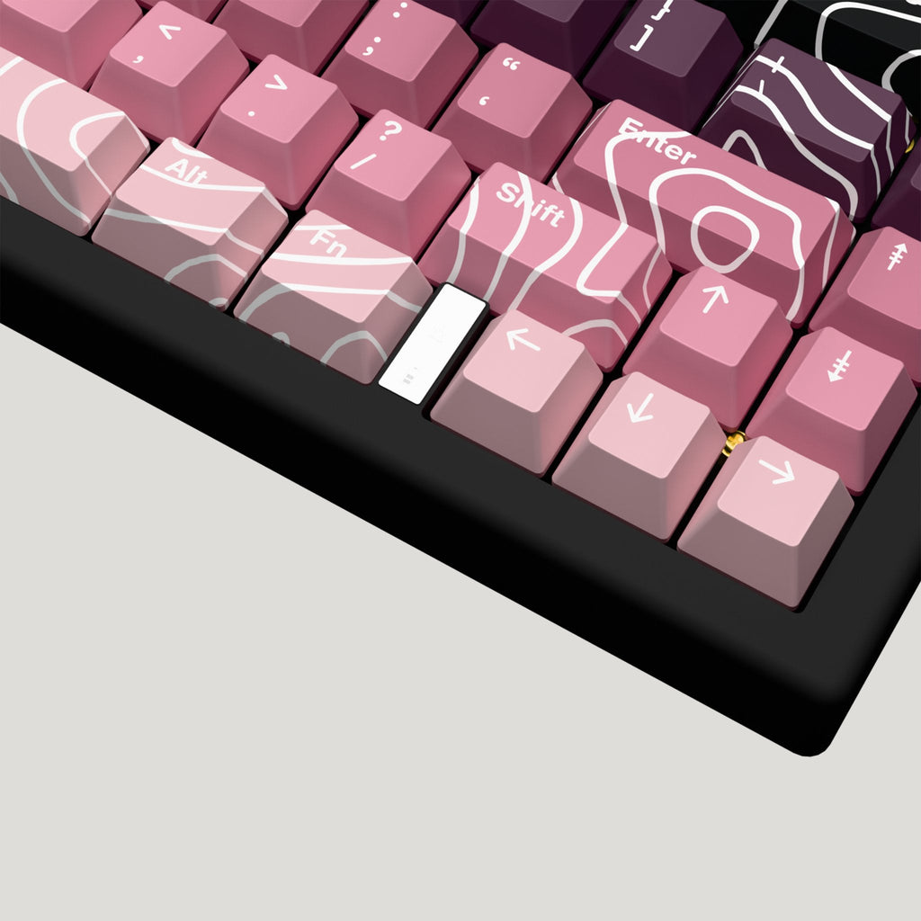 Blackberry Design Keycaps and Mechanical Keyboard