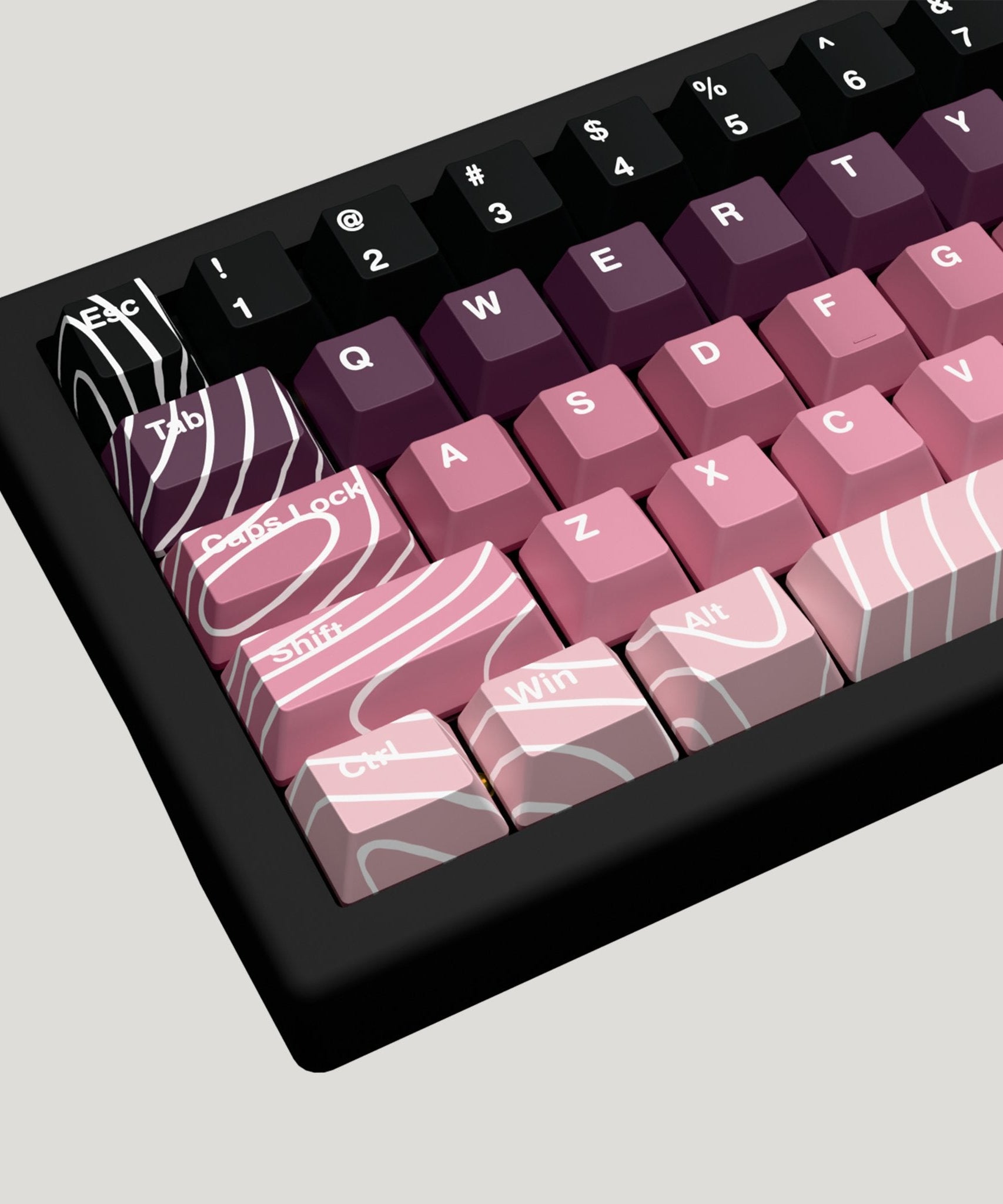 Blackberry Design Keycaps and Mechanical Keyboard