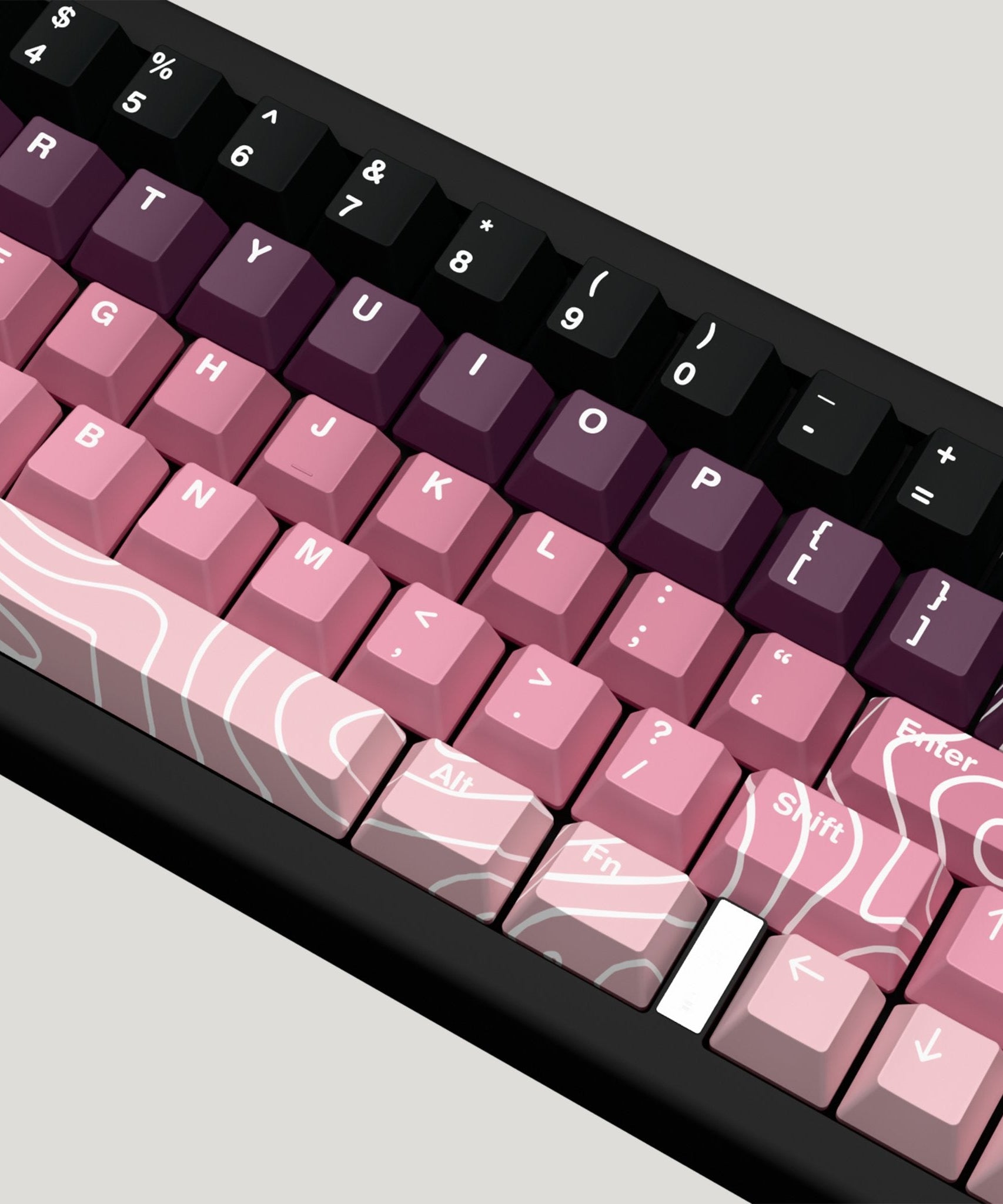 Blackberry Design Keycaps and Mechanical Keyboard
