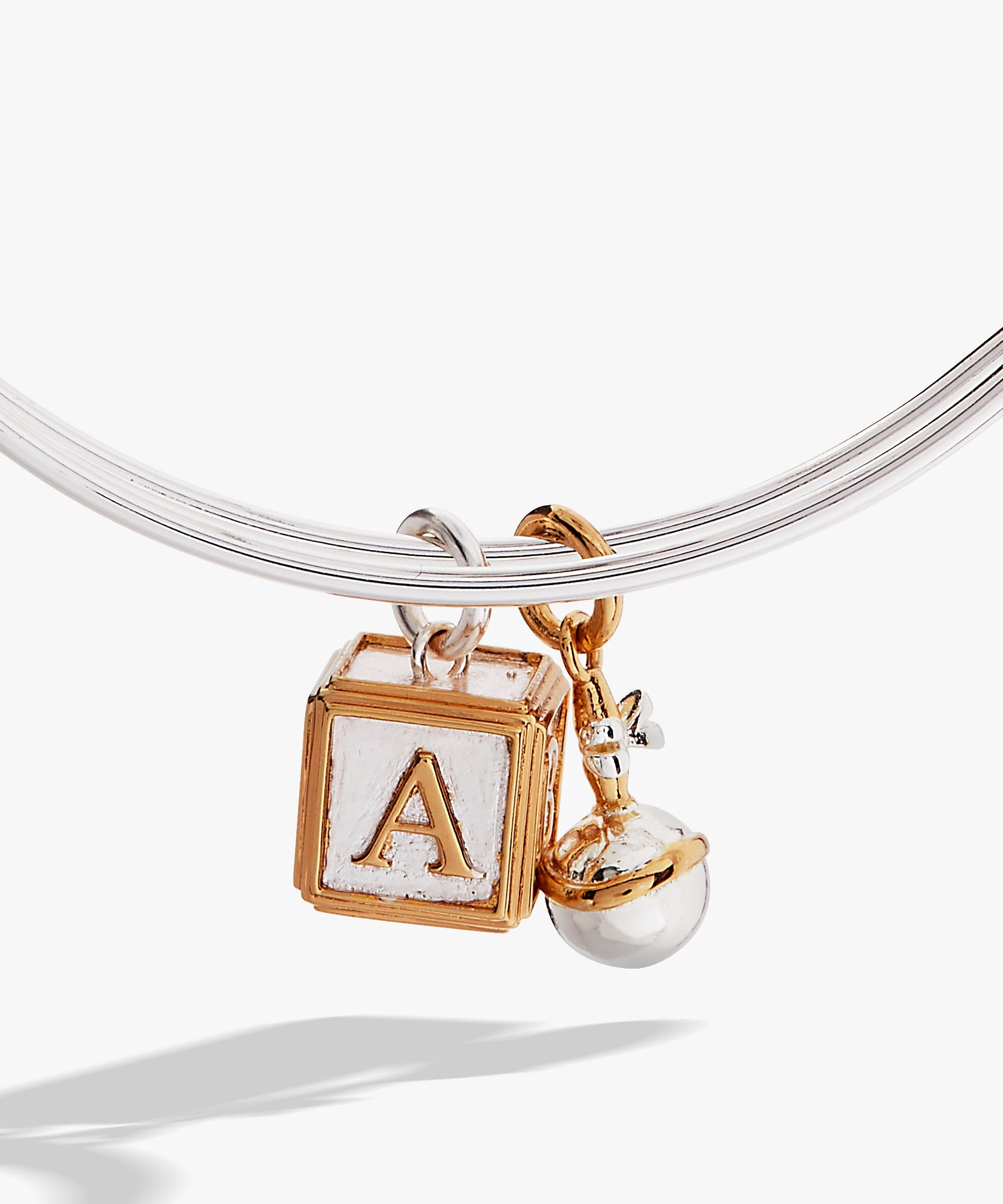 Baby Block and Rattle Bangle
