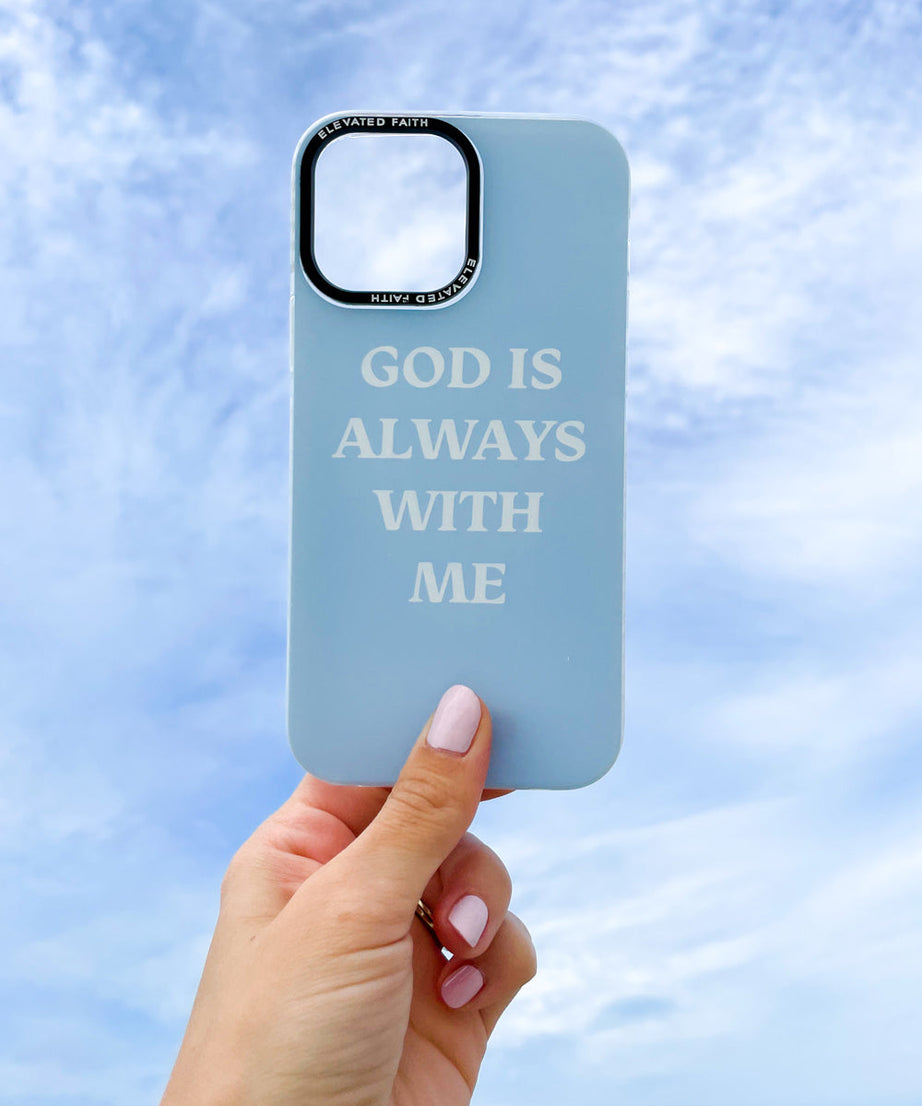 Blue God ist immer bei mir Handyhülle