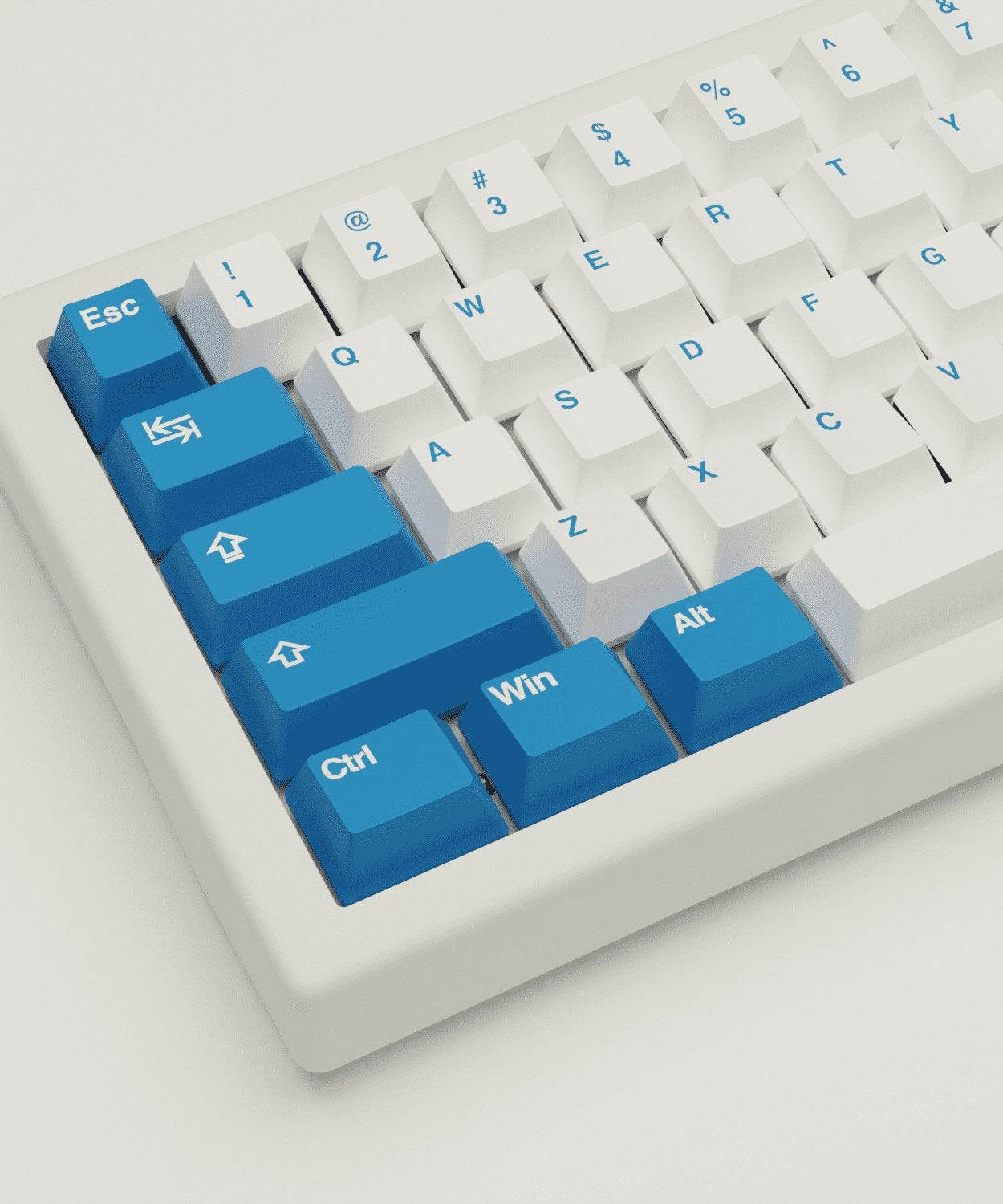 Blue Whale Design Keycaps and Mechanical Keyboard