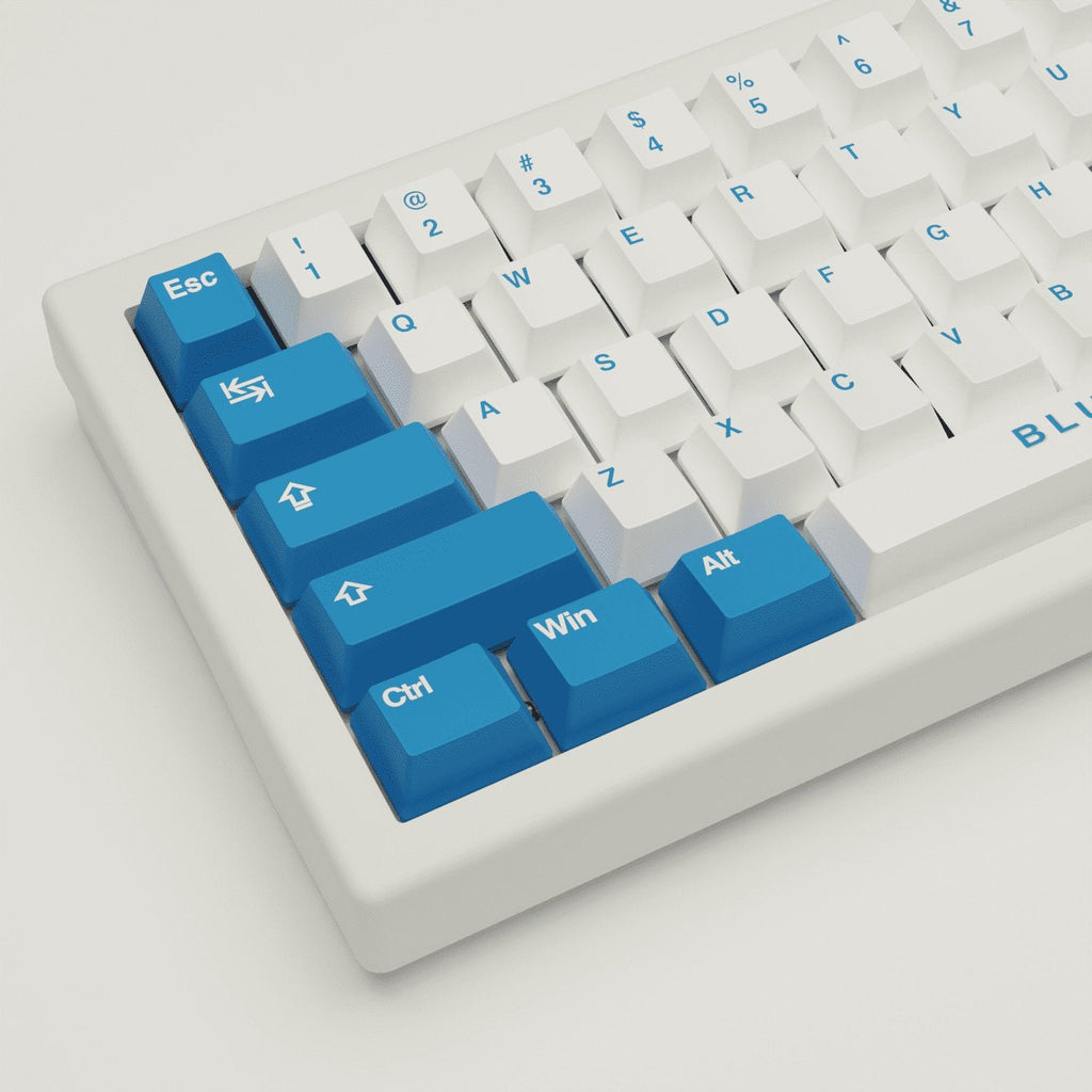 Blue Whale Design Keycaps and Mechanical Keyboard