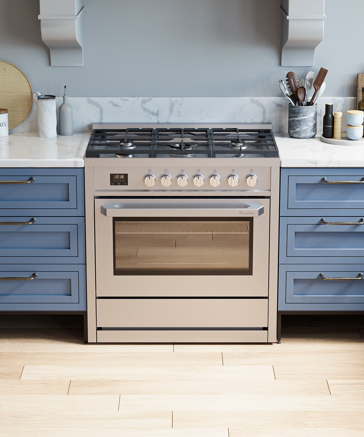 Rangaire 36" Gas Range Convection Oven Freestanding Stainless Steel RRG361TS