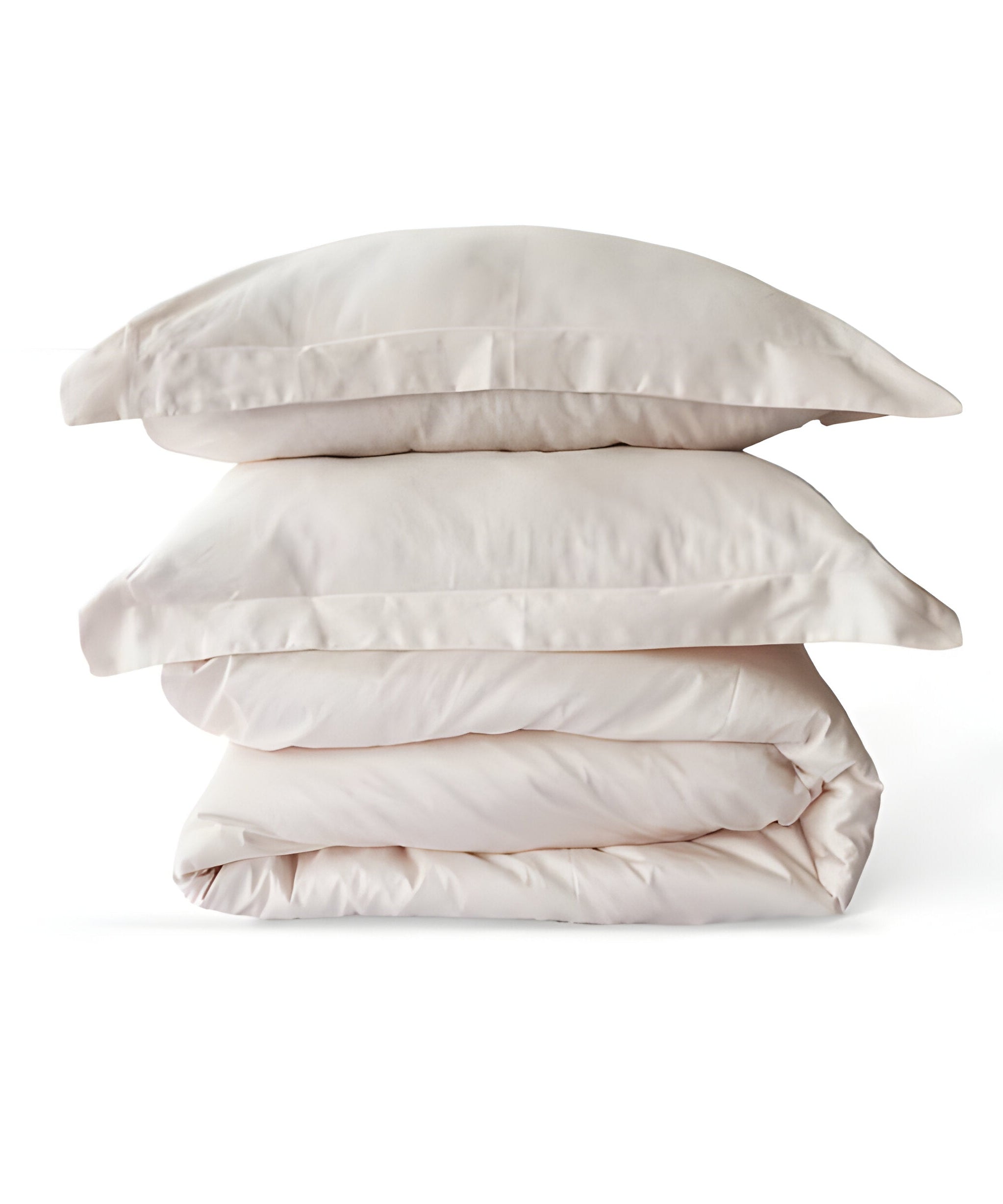 300TC Sateen Solid Organic Cotton Duvet Cover Set